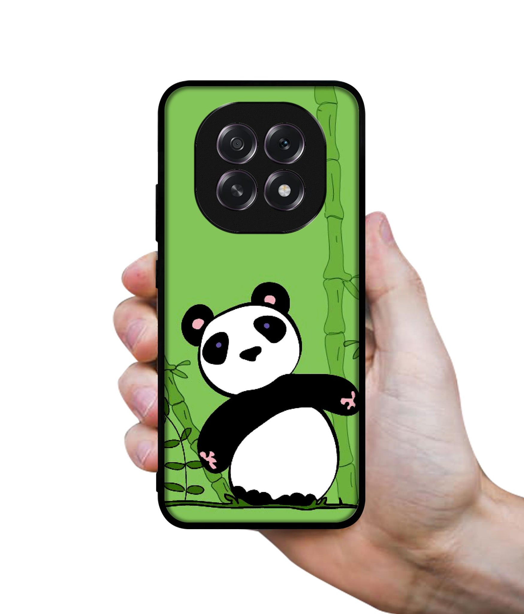 Panda with Bamboo Designer 2D Printed Back Case Cover for Oppo F29 5G
