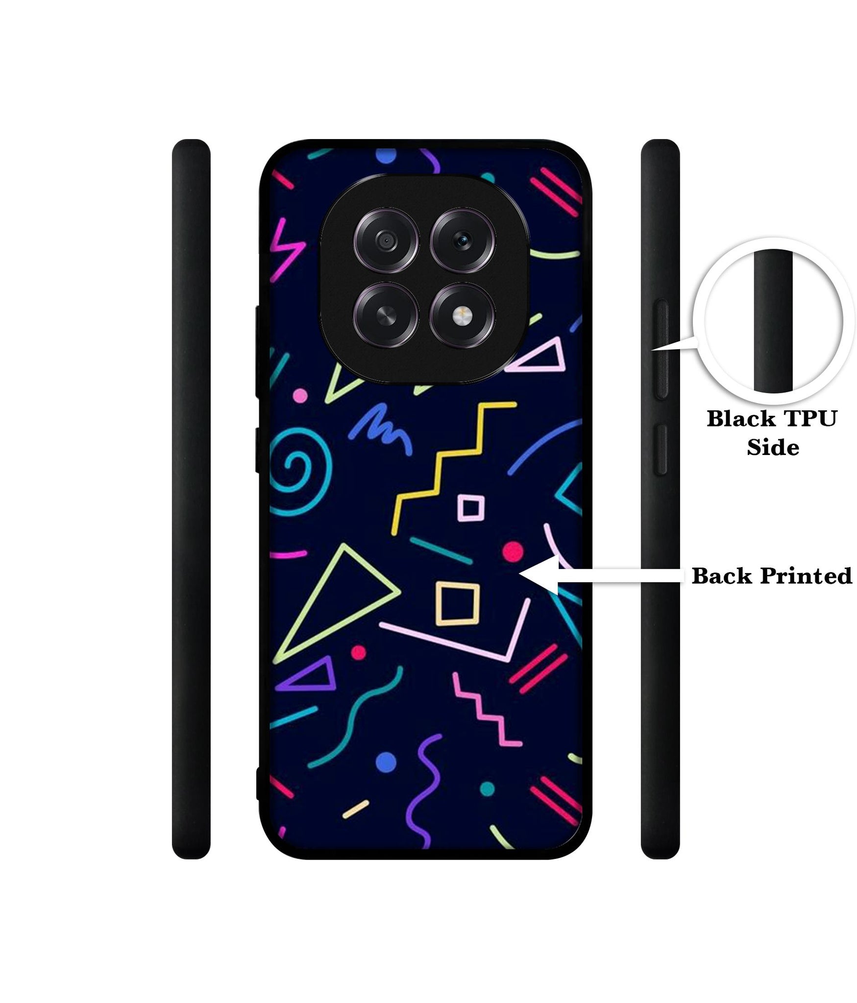 Retro Abstract Designer 2D Printed Back Case Cover for Oppo F29 5G