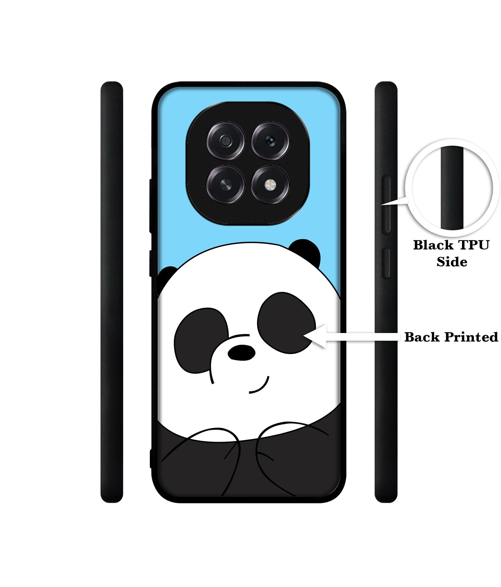 Cute Panda Designer 2D Printed Back Case Cover for Oppo F29 5G
