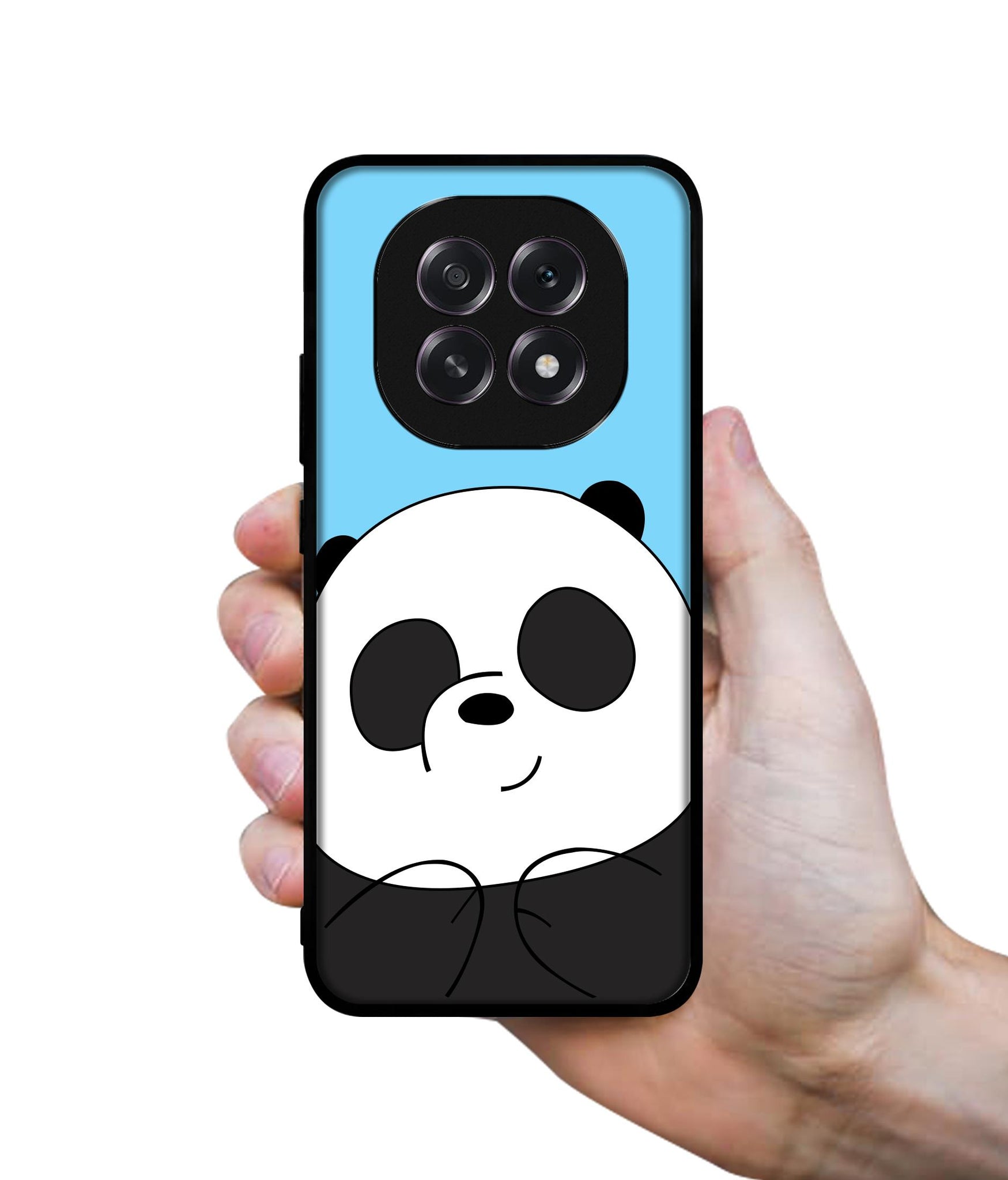Cute Panda Designer 2D Printed Back Case Cover for Oppo F29 5G