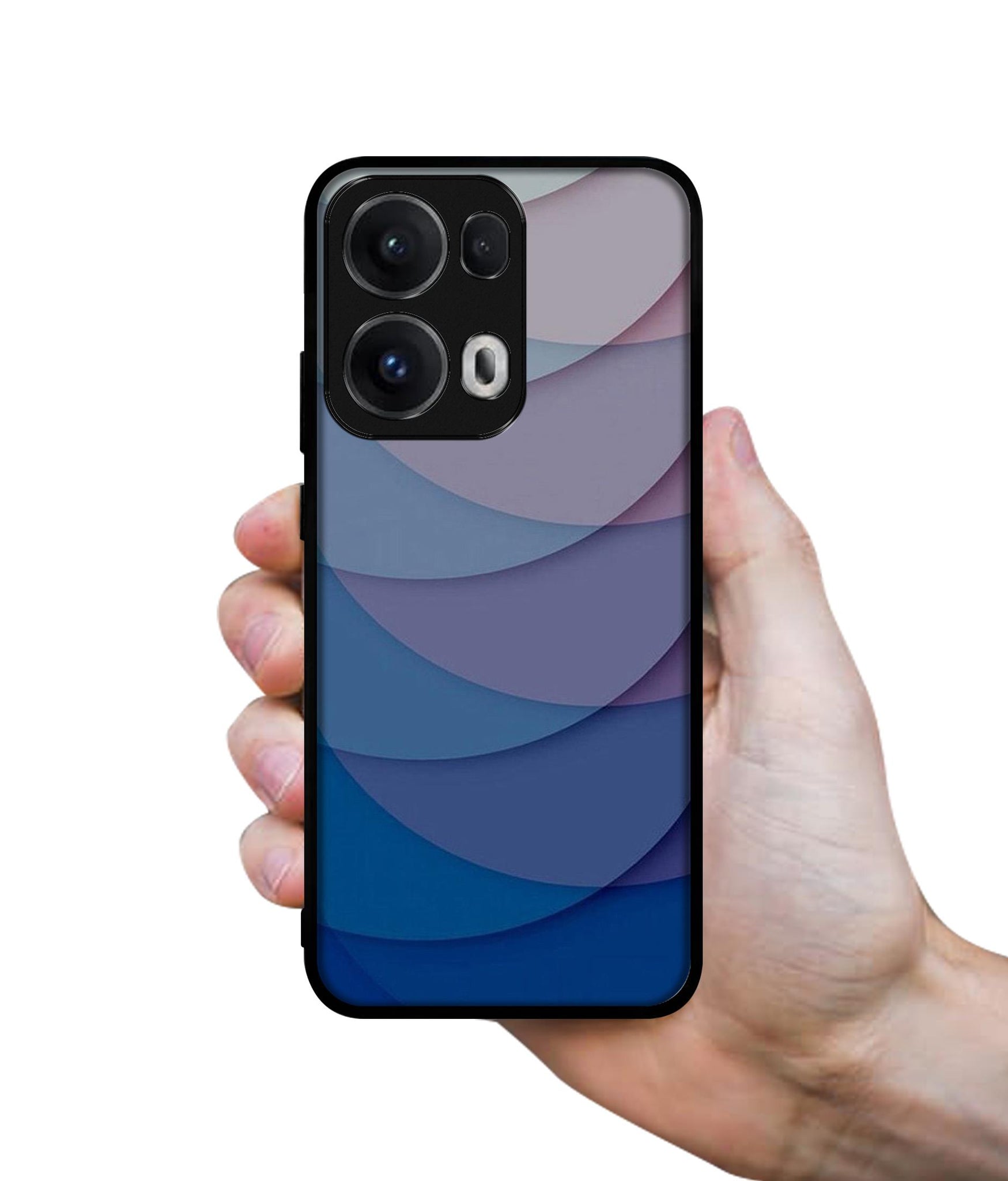 Waves Pattern Print Designer 2D Printed Back Case Cover for Oppo Reno13 Pro 5G
