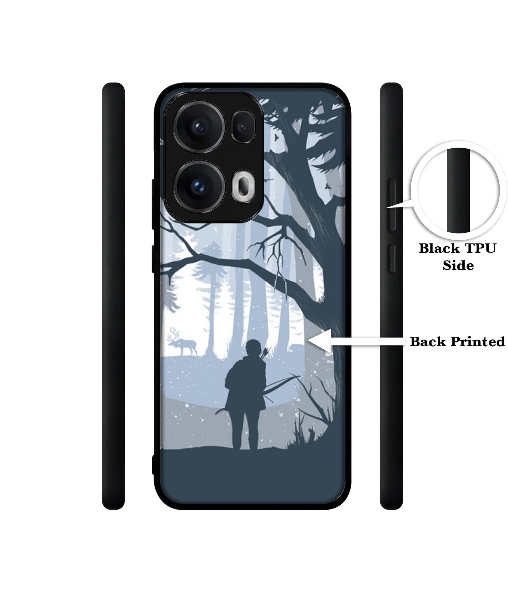 Hunter Designer 2D Printed Back Case Cover for Oppo Reno13 Pro 5G