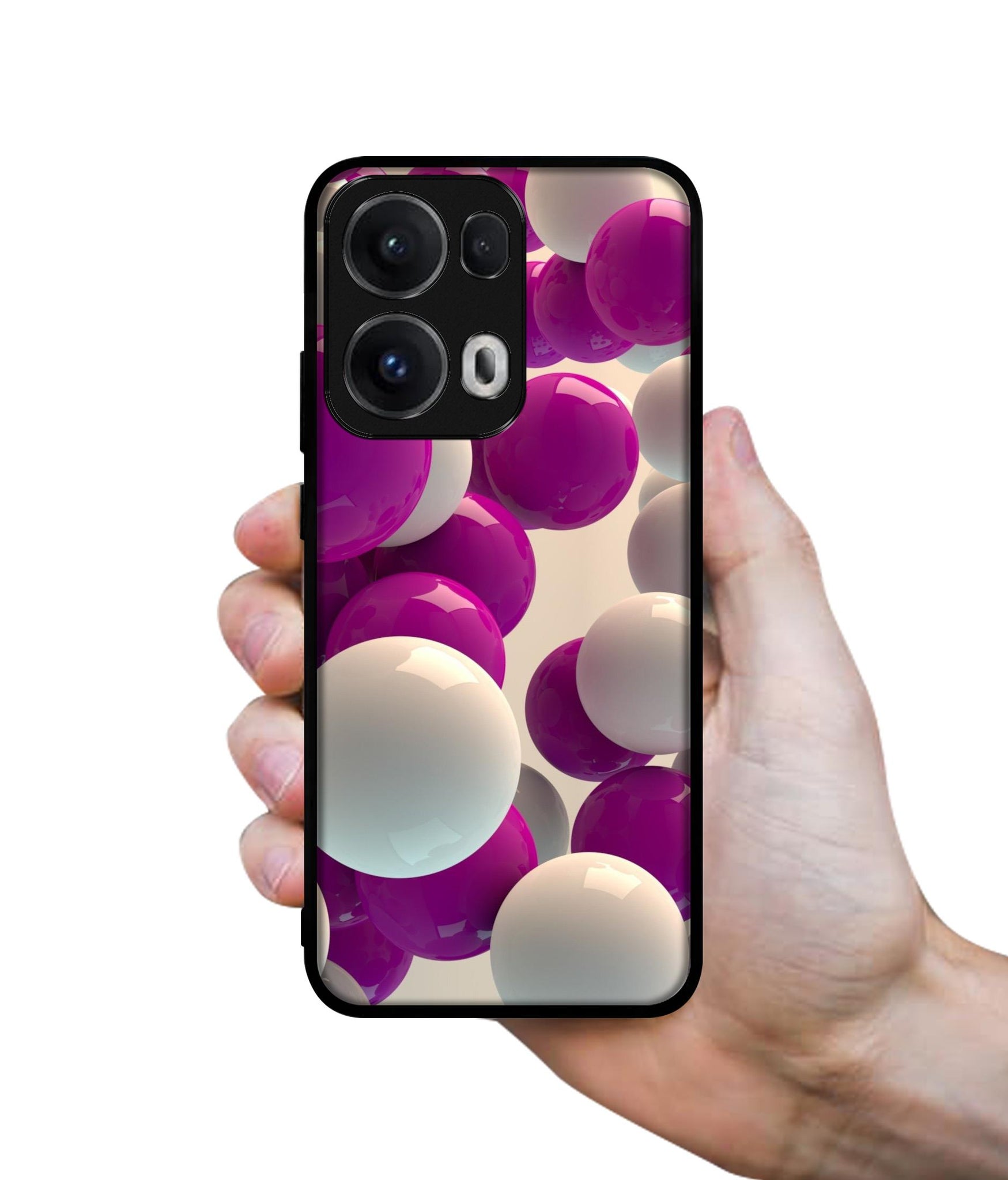 3D Balloons Designer 2D Printed Back Case Cover for Oppo Reno13 Pro 5G