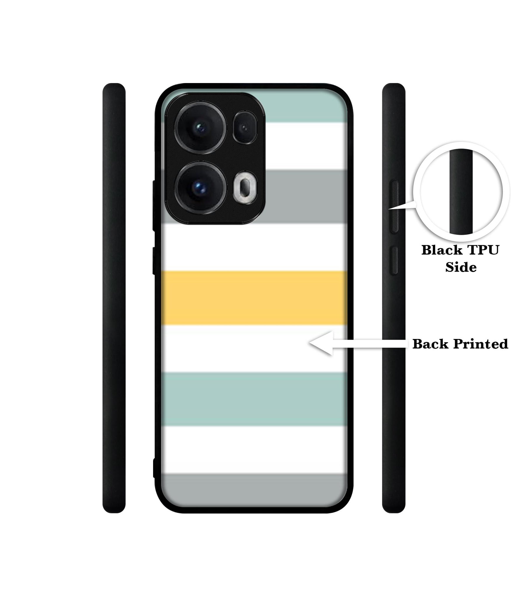 Line Texture Designer 2D Printed Back Case Cover for Oppo Reno13 Pro 5G