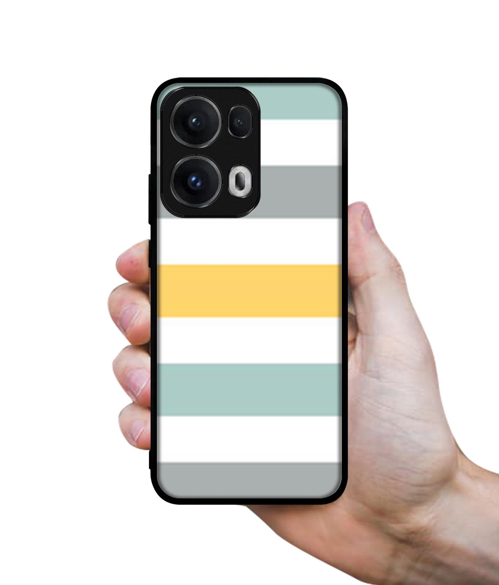 Line Texture Designer 2D Printed Back Case Cover for Oppo Reno13 Pro 5G