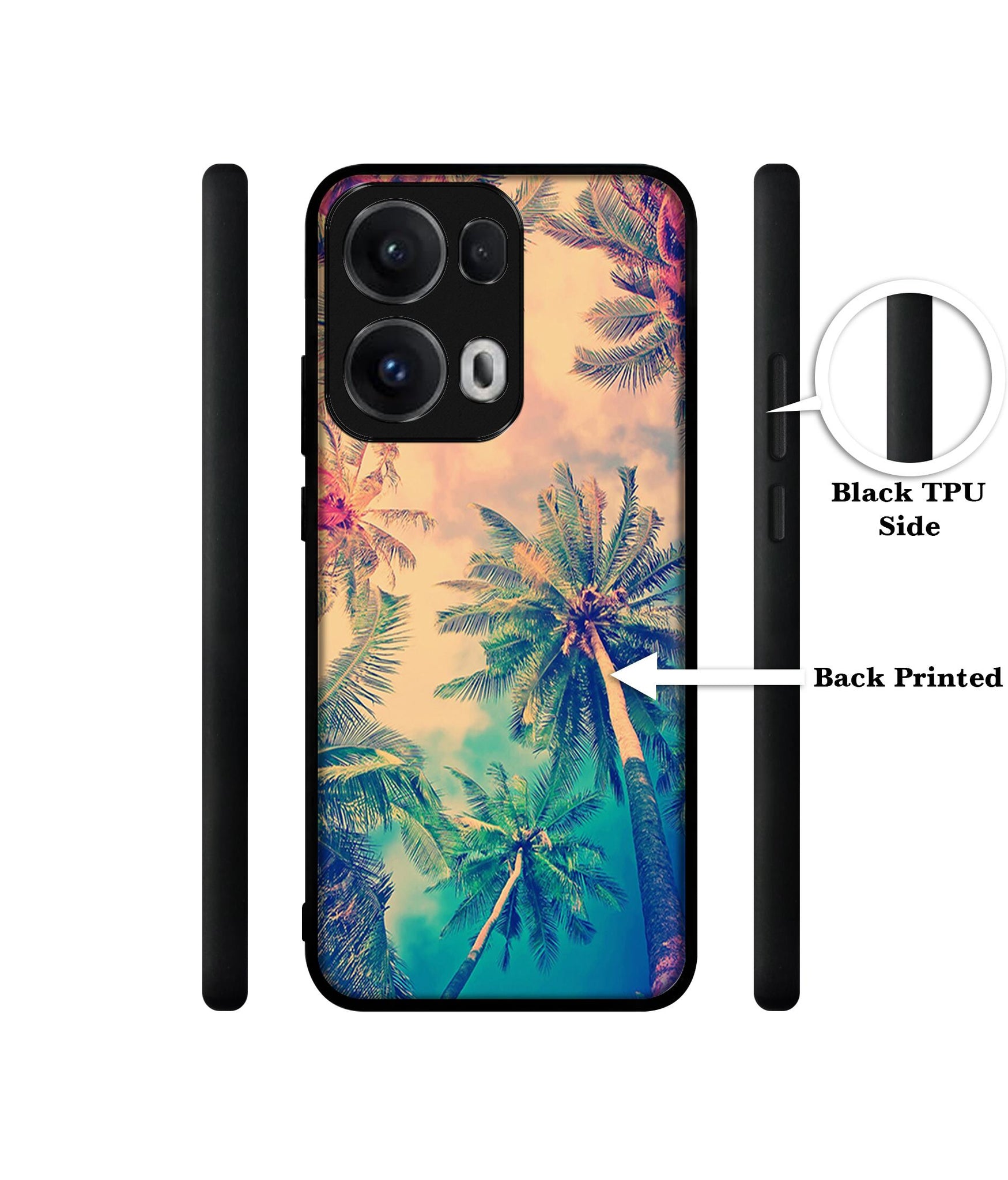 Trees Designer 2D Printed Back Case Cover for Oppo Reno13 Pro 5G