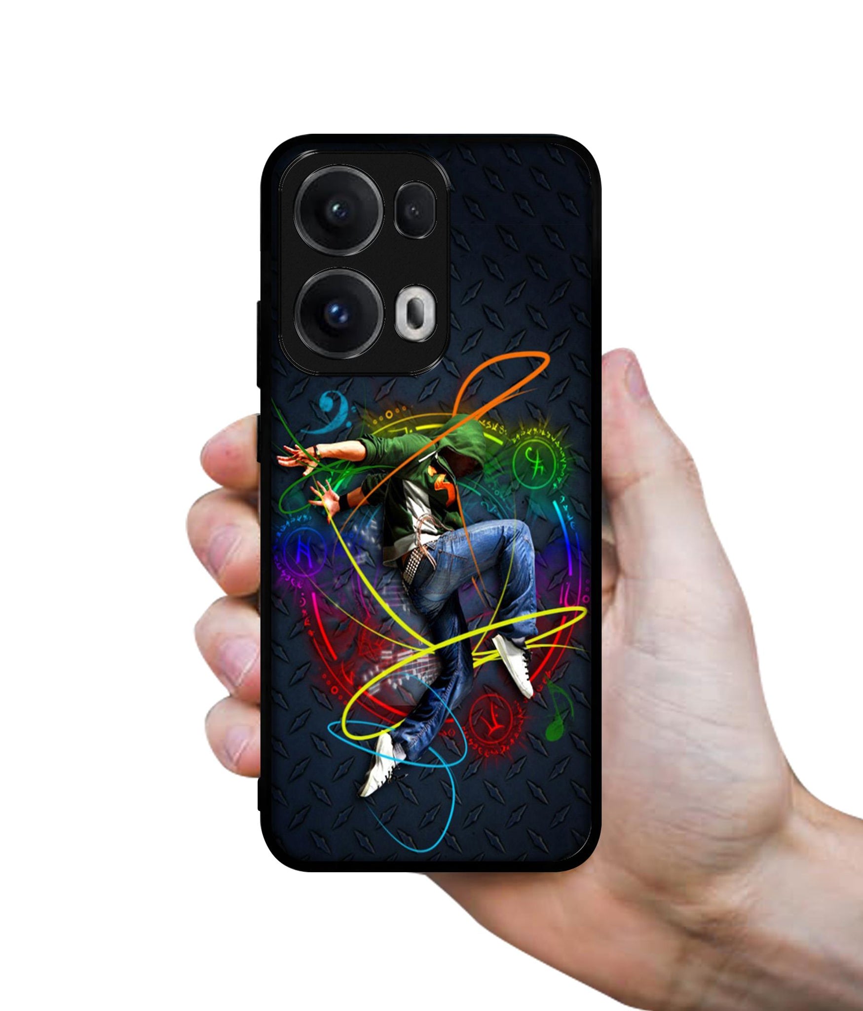 Boy With Music Designer 2D Printed Back Case Cover for Oppo Reno13 Pro 5G