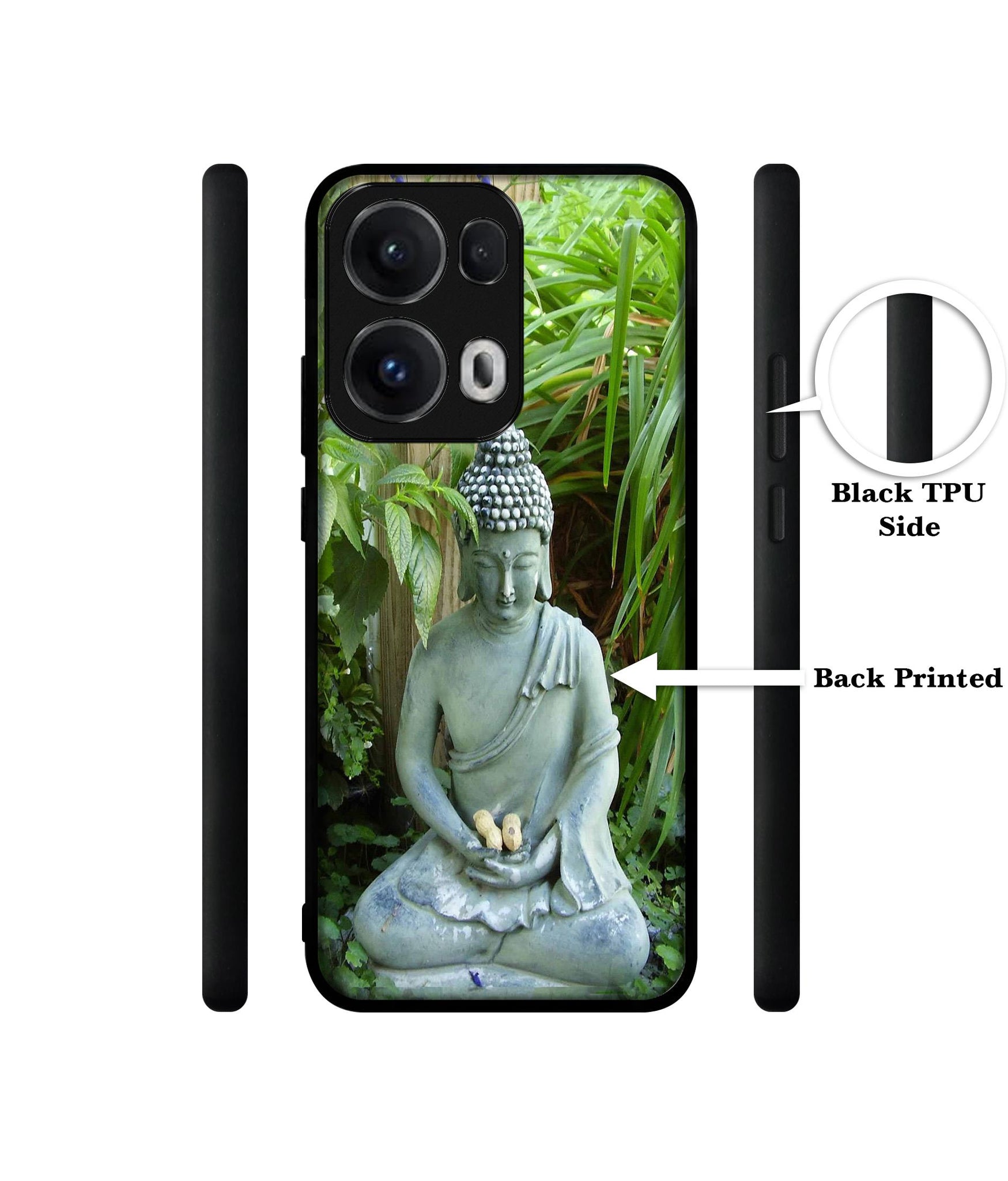 Buddhism Designer 2D Printed Back Case Cover for Oppo Reno13 Pro 5G