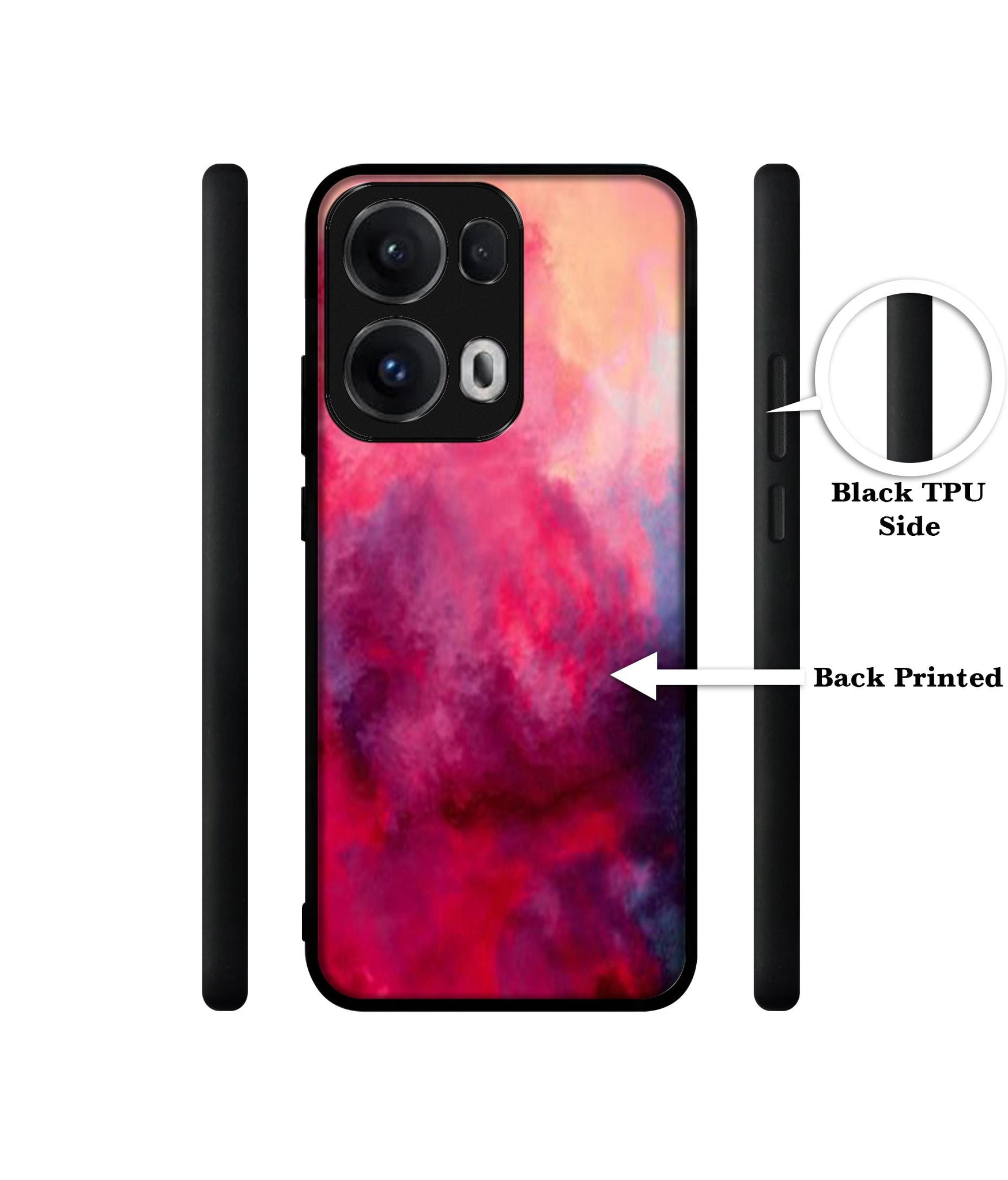Holi Color Designer 2D Printed Back Case Cover for Oppo Reno13 Pro 5G