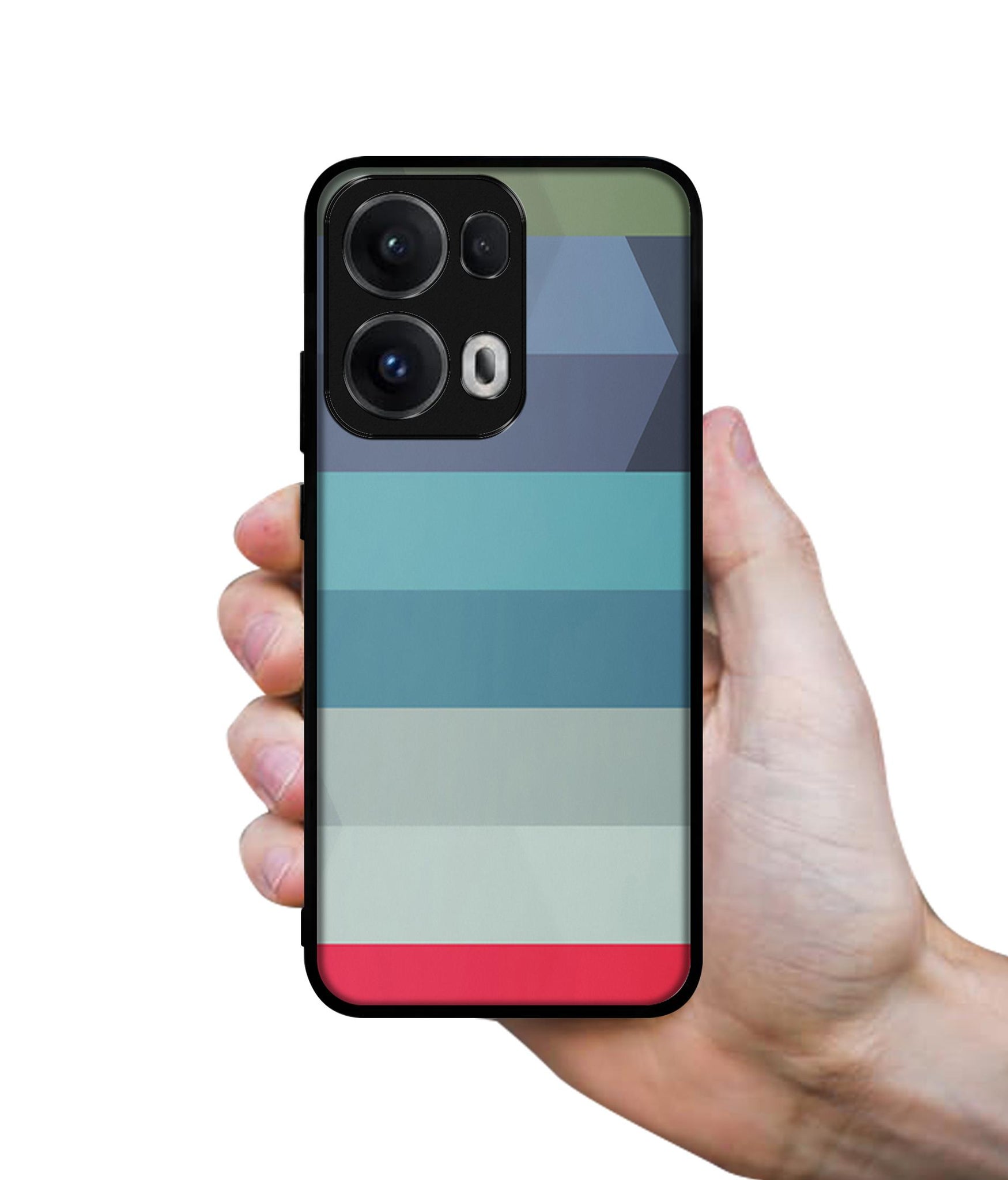 Colorful Lines Designer 2D Printed Back Case Cover for Oppo Reno13 Pro 5G