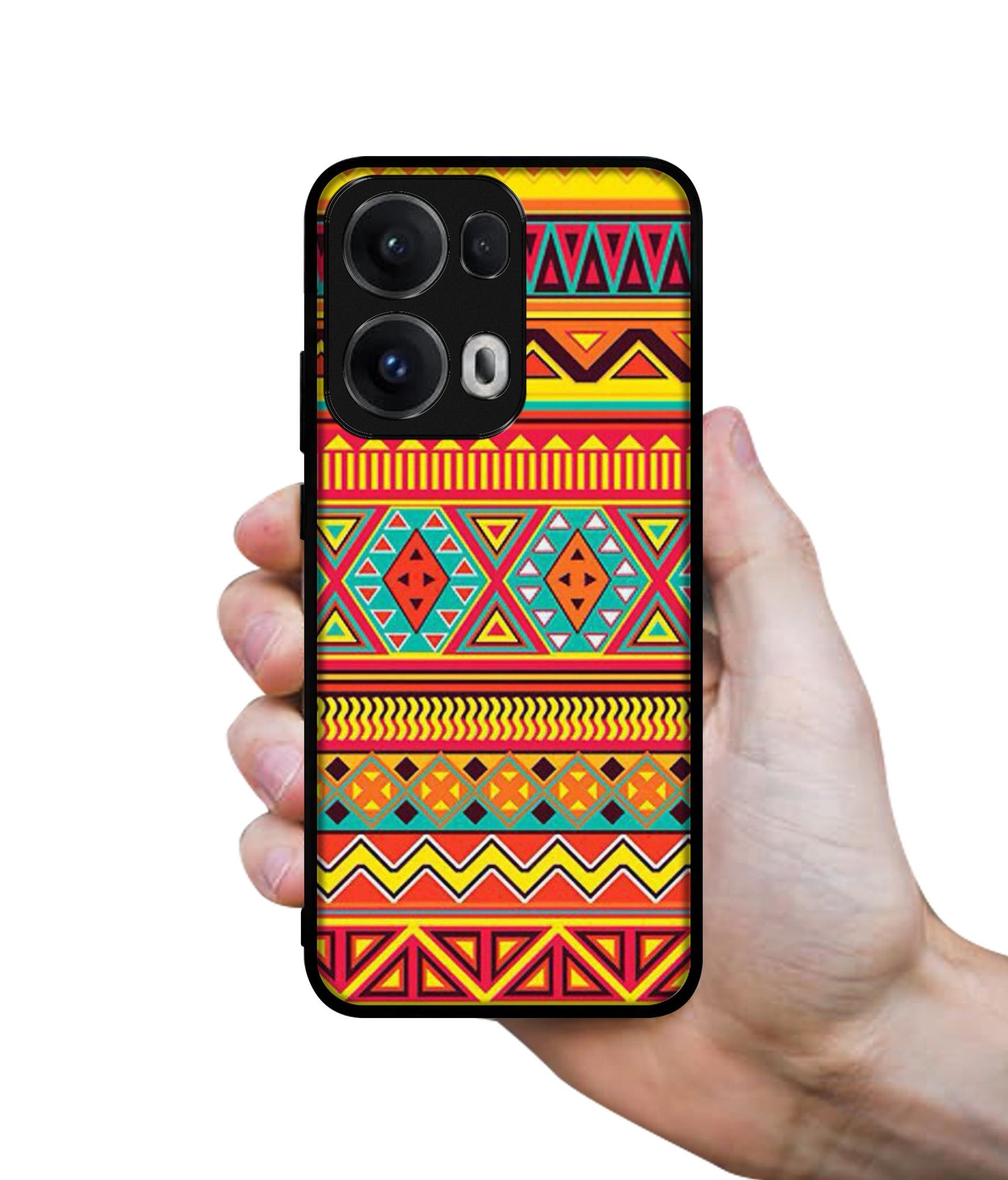 Artistic Rangoli Designer 2D Printed Back Case Cover for Oppo Reno13 Pro 5G