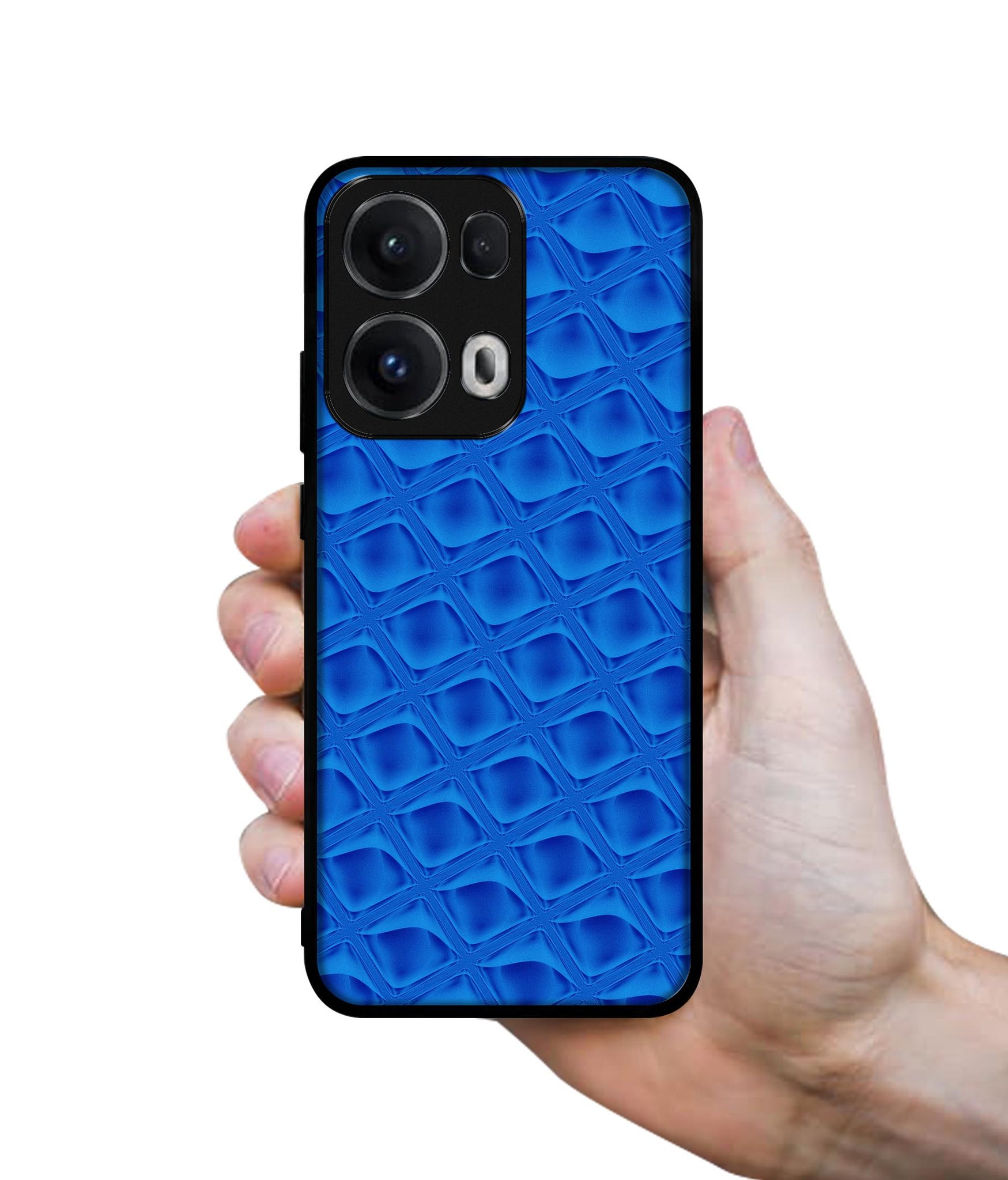 Blue Diamond Designer 2D Printed Back Case Cover for Oppo Reno13 Pro 5G