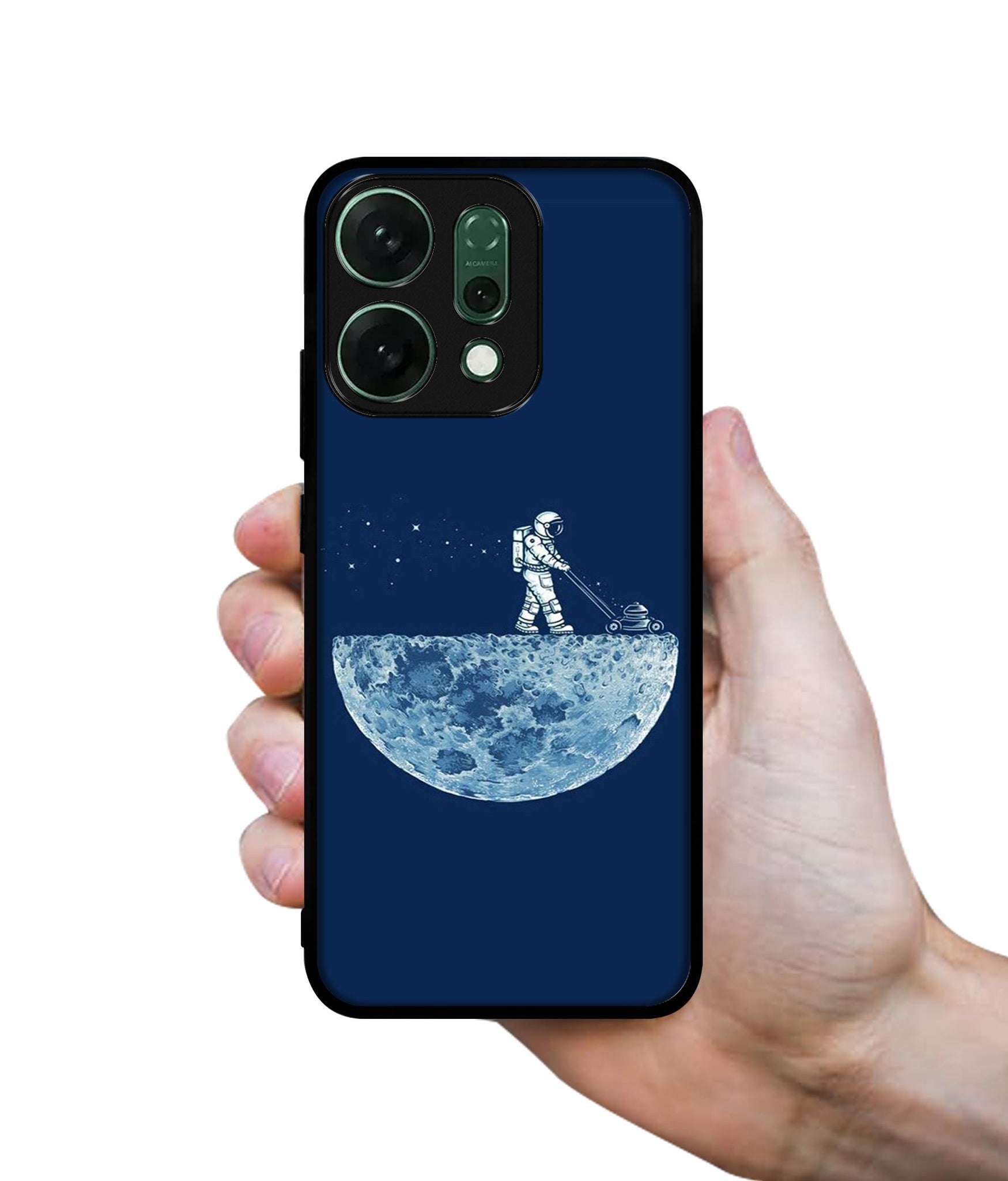 Moon Walk Designer 2D Printed Back Case Cover for Oppo Reno14 5G