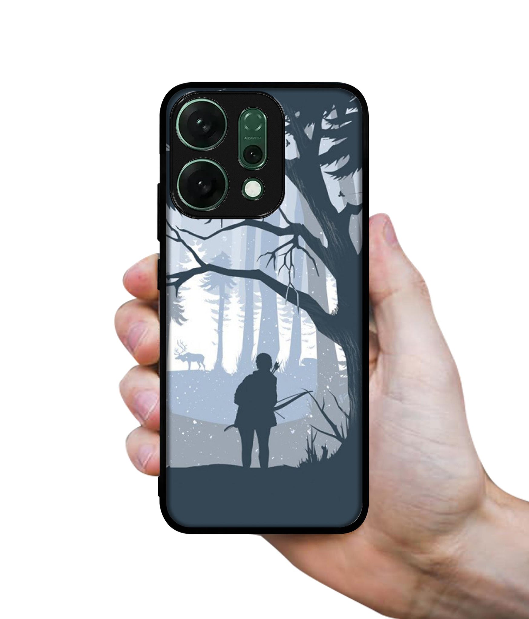 Hunter Designer 2D Printed Back Case Cover for Oppo Reno14 5G