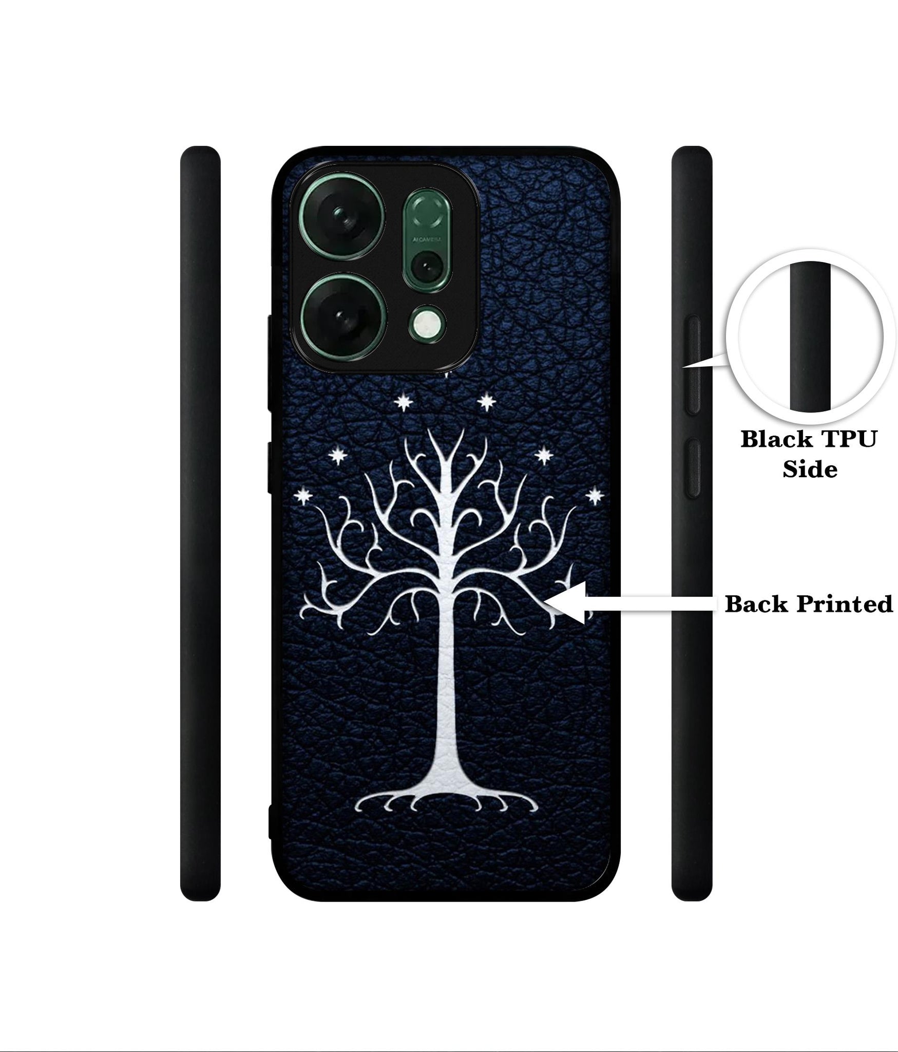 Magic Tree Pattern Designer 2D Printed Back Case Cover for Oppo Reno14 5G