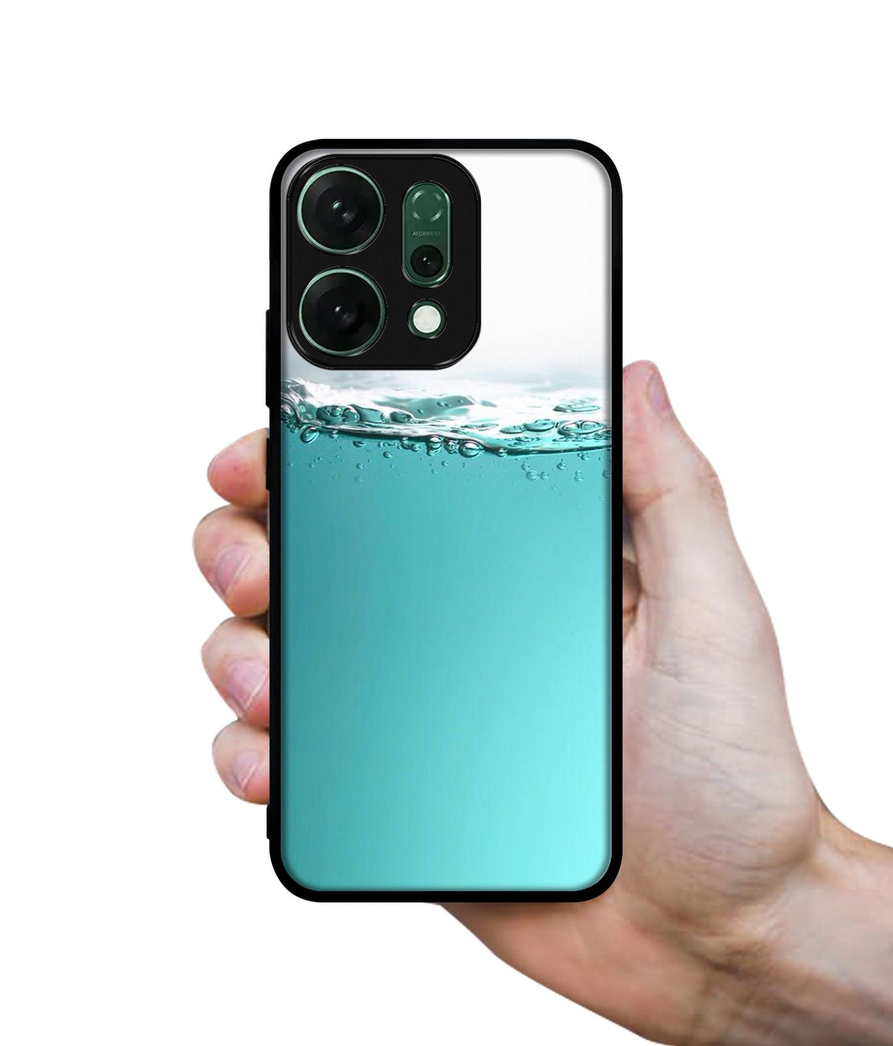 Half Fill Designer 2D Printed Back Case Cover for Oppo Reno14 5G
