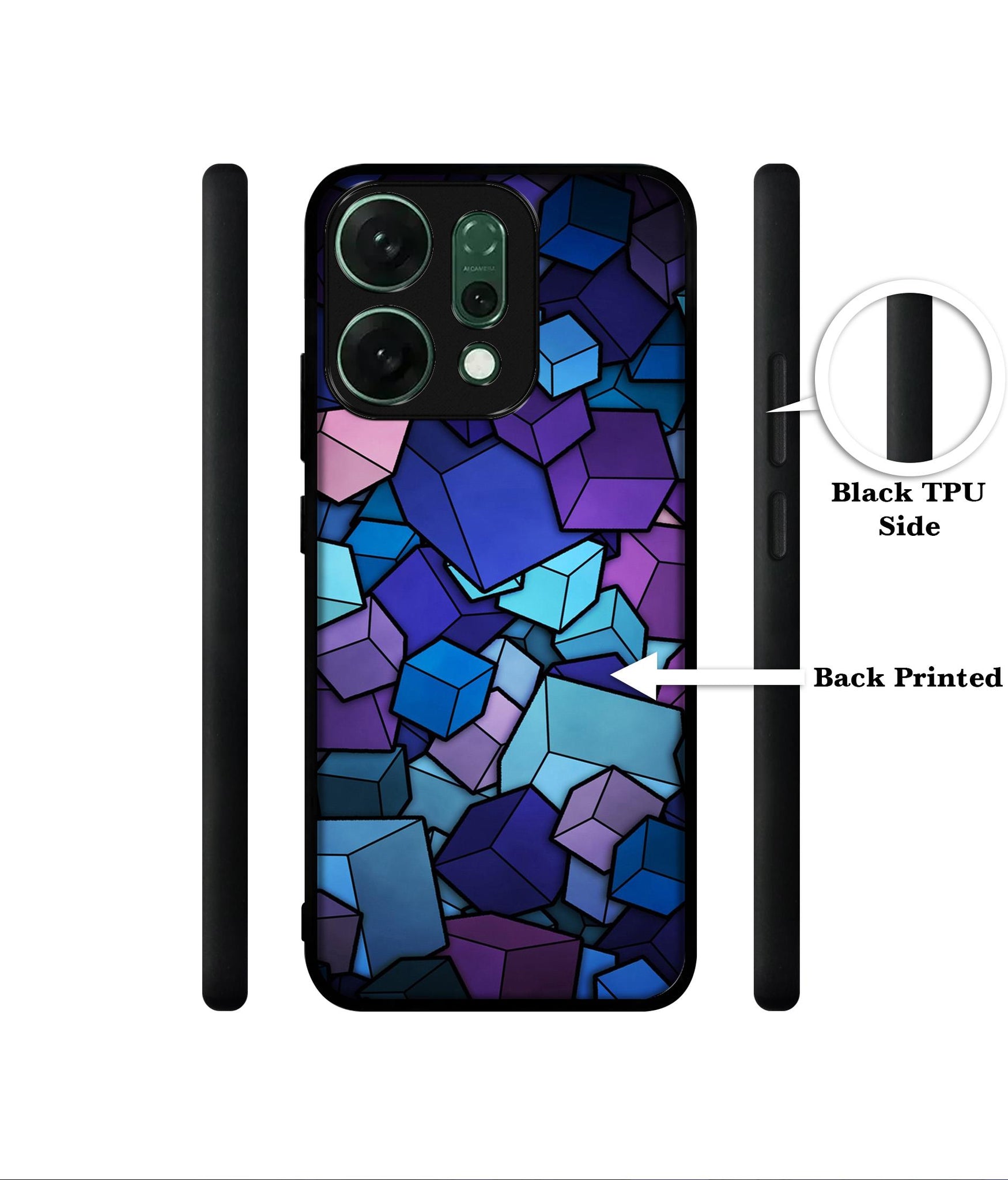 Color Box Designer 2D Printed Back Case Cover for Oppo Reno14 5G