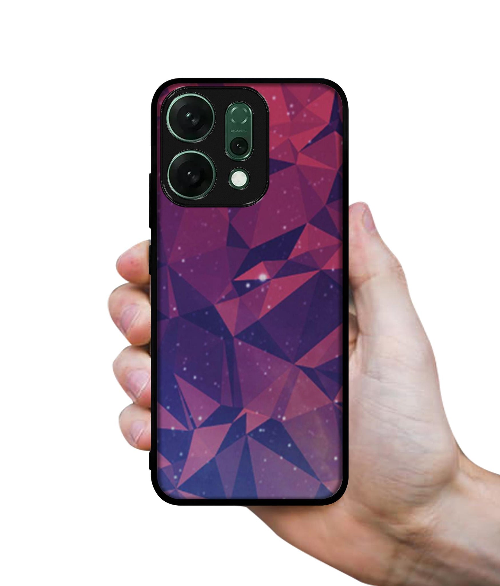 Bad Color Shape Designer 2D Printed Back Case Cover for Oppo Reno14 5G