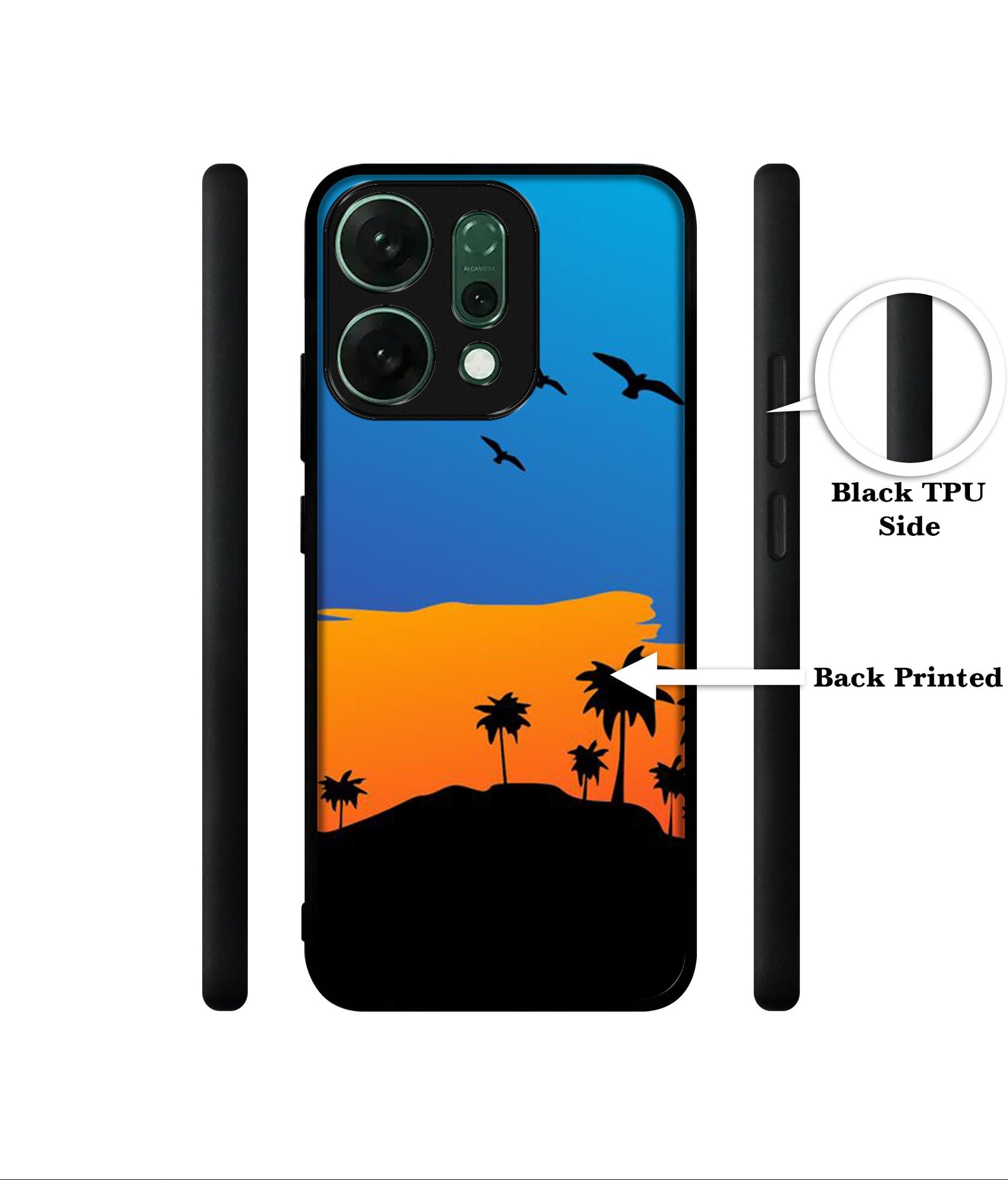 Nature Designer 2D Printed Back Case Cover for Oppo Reno14 5G