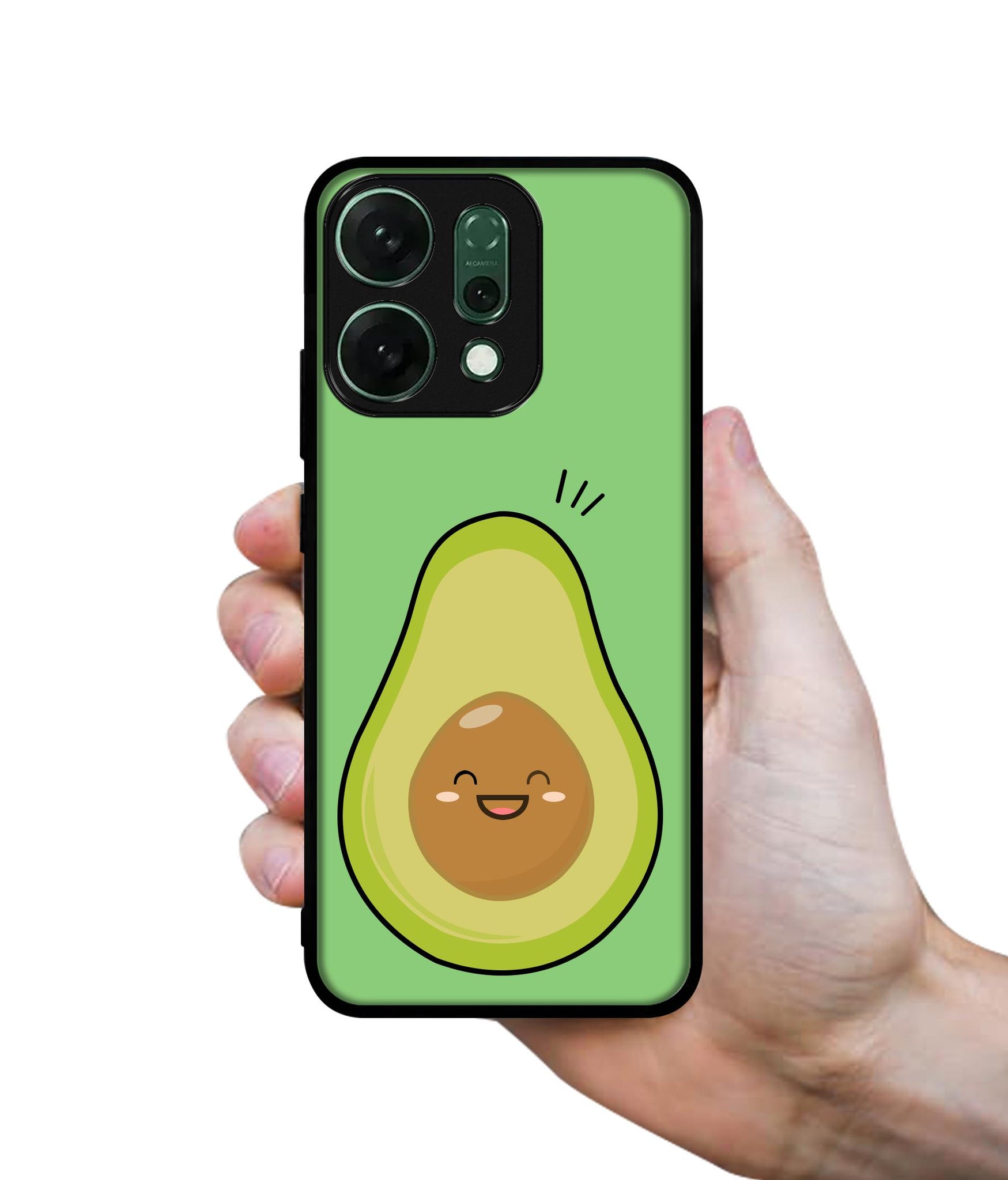 Avocados Designer 2D Printed Back Case Cover for Oppo Reno14 5G