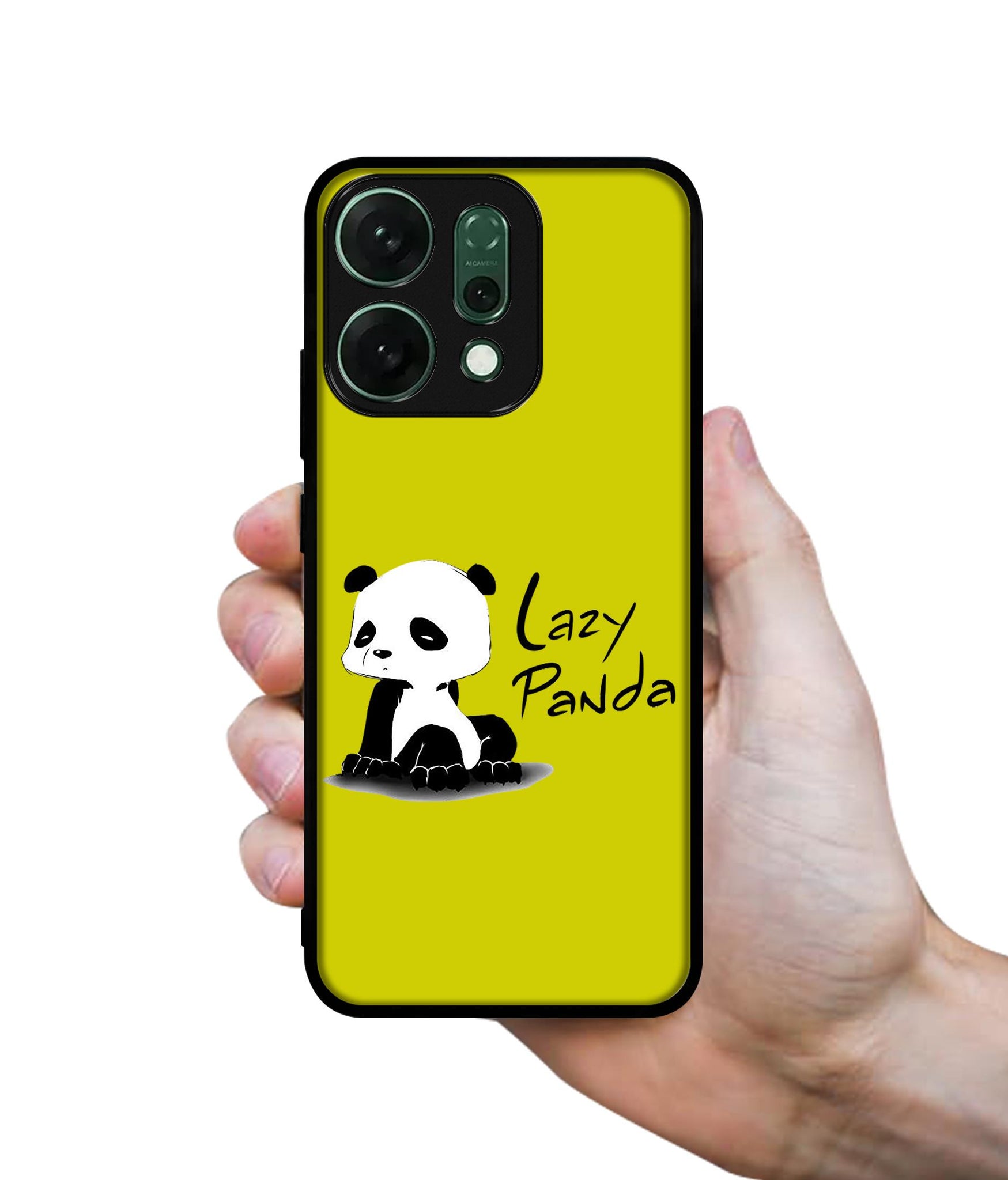 Lazy Panda Designer 2D Printed Back Case Cover for Oppo Reno14 5G