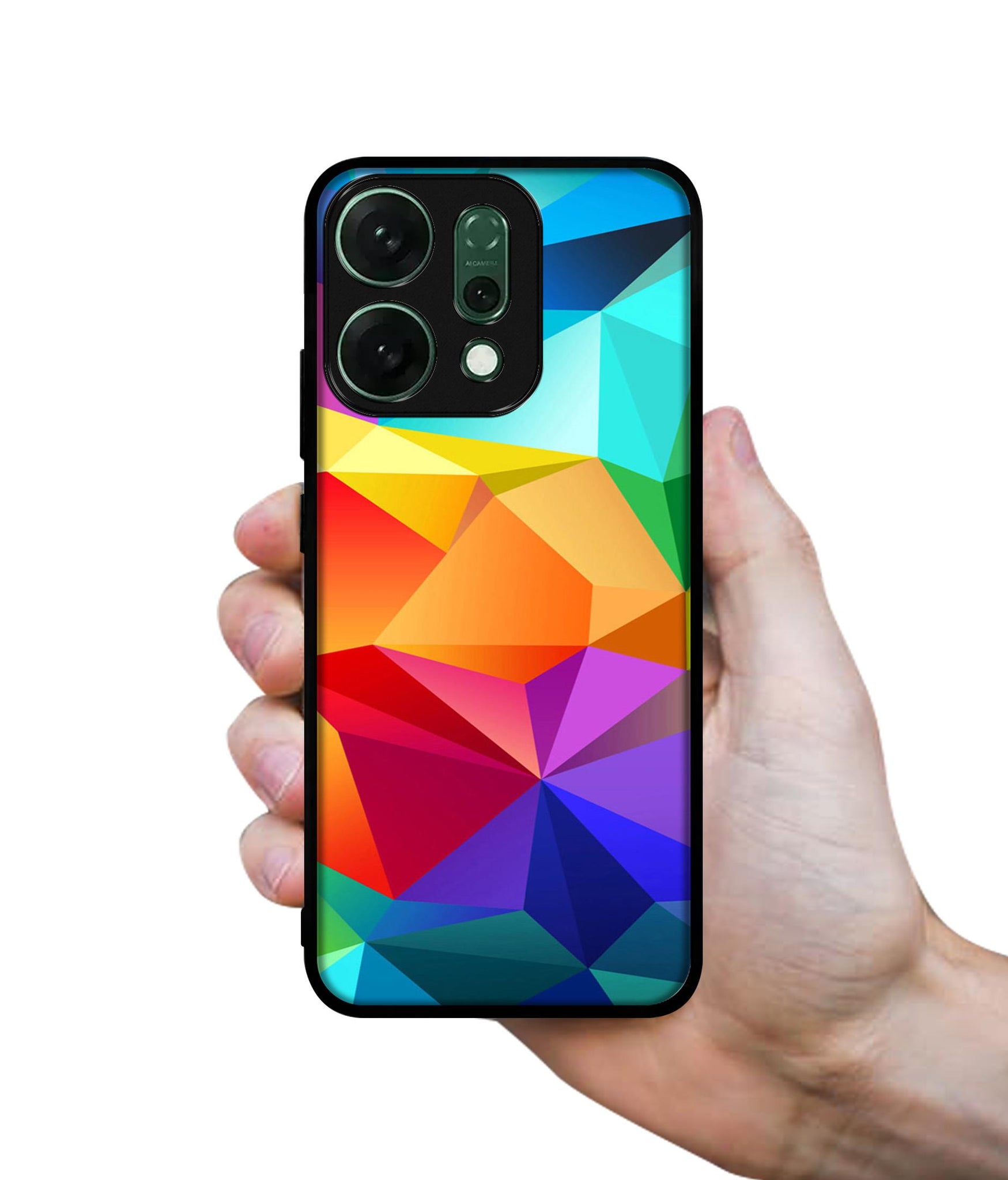 Colorful Pattern Designer 2D Printed Back Case Cover for Oppo Reno14 Pro 5G