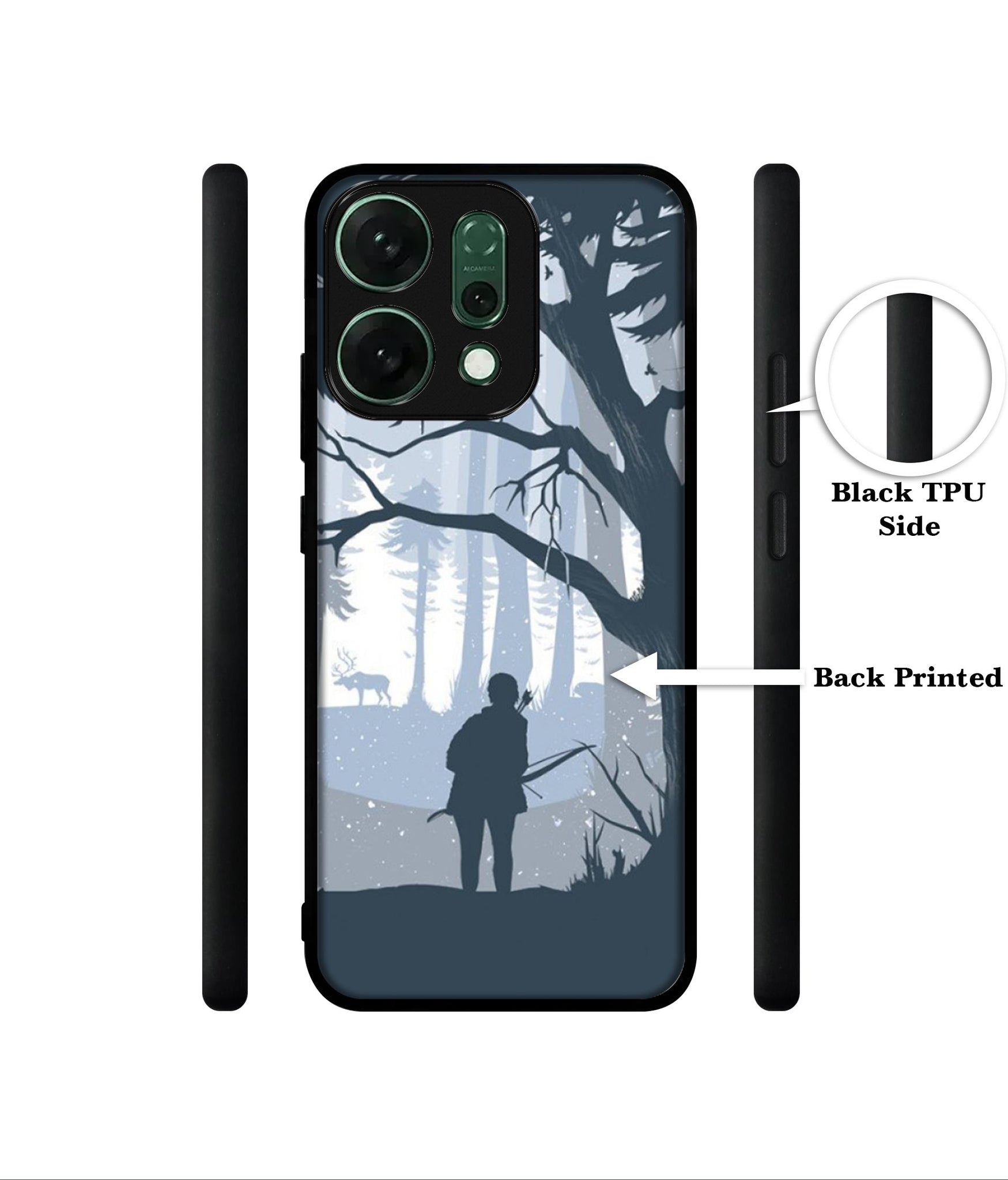 Hunter Designer 2D Printed Back Case Cover for Oppo Reno14 Pro 5G