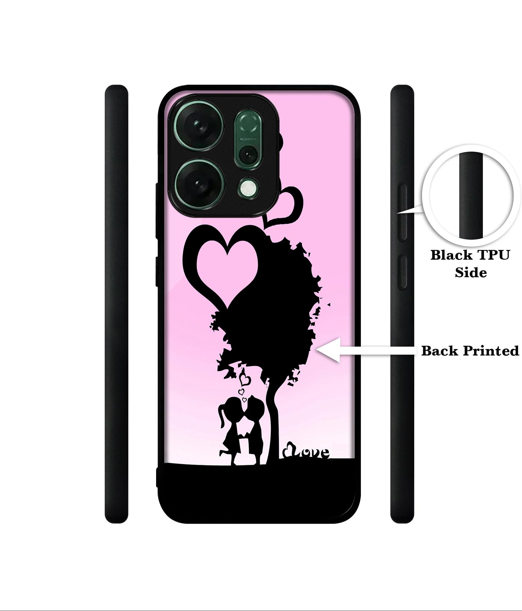 Sweet Love Designer 2D Printed Back Case Cover for Oppo Reno14 Pro 5G