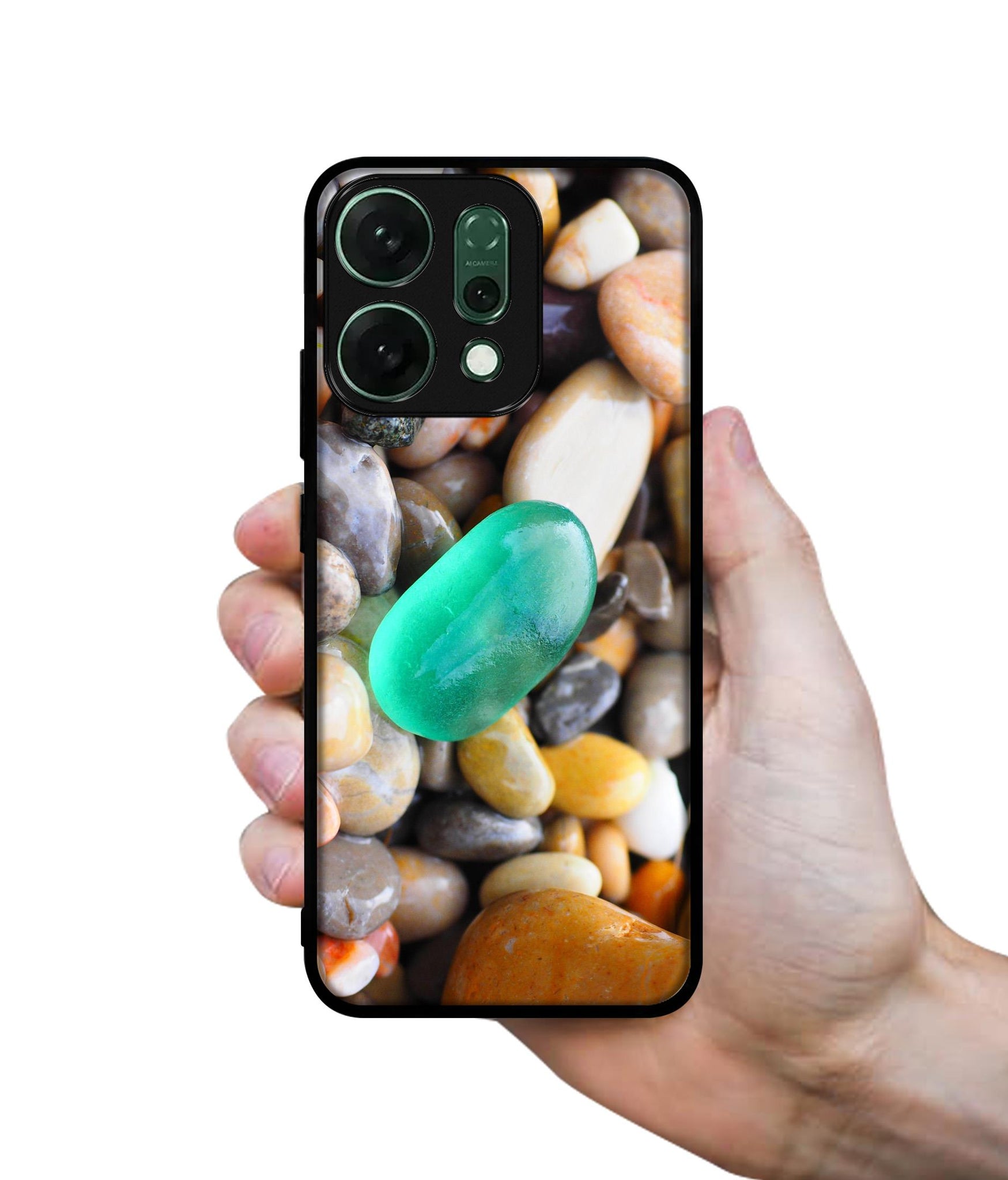 Sea Stones Designer 2D Printed Back Case Cover for Oppo Reno14 Pro 5G