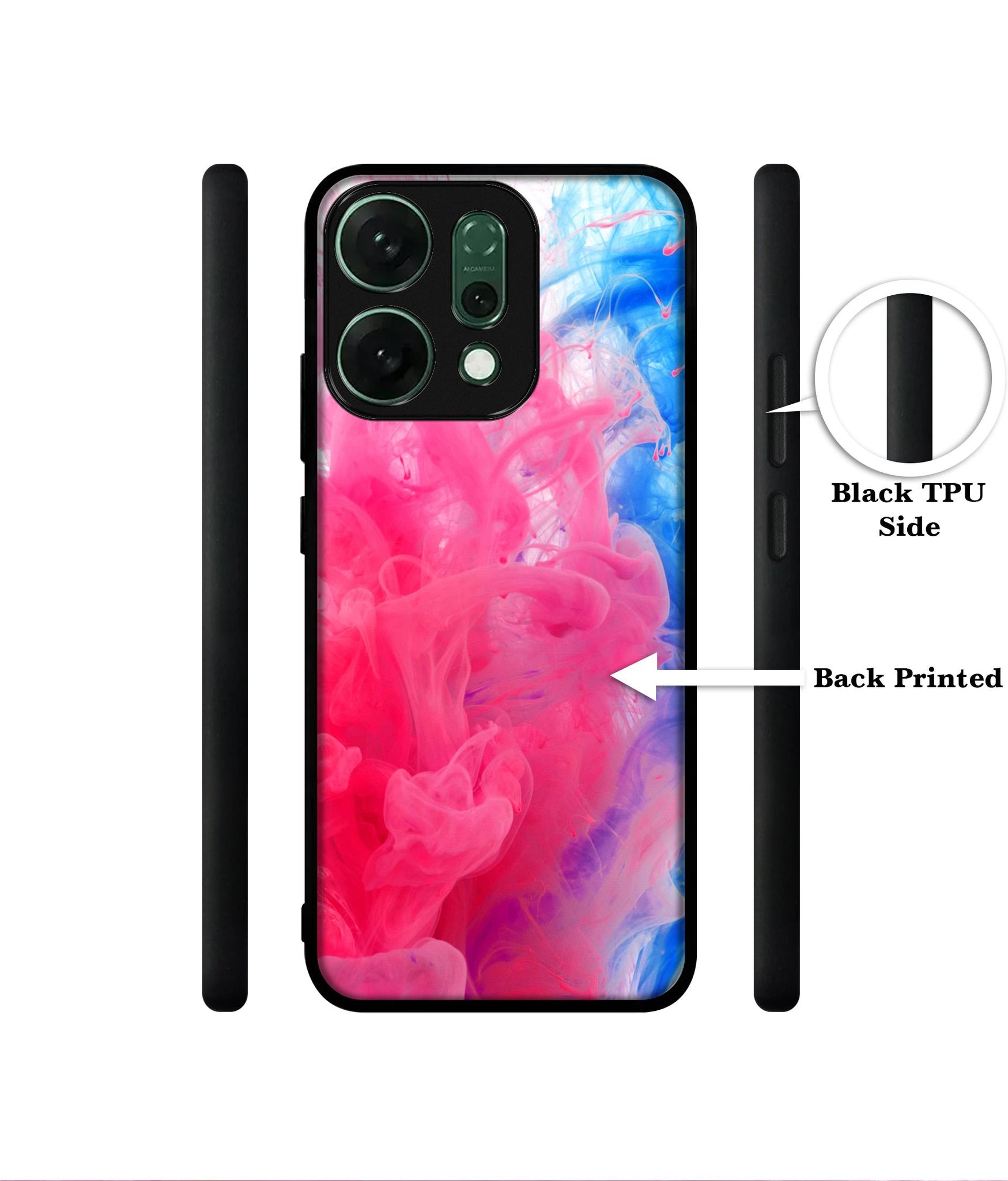 Fractal Paint Designer 2D Printed Back Case Cover for Oppo Reno14 Pro 5G