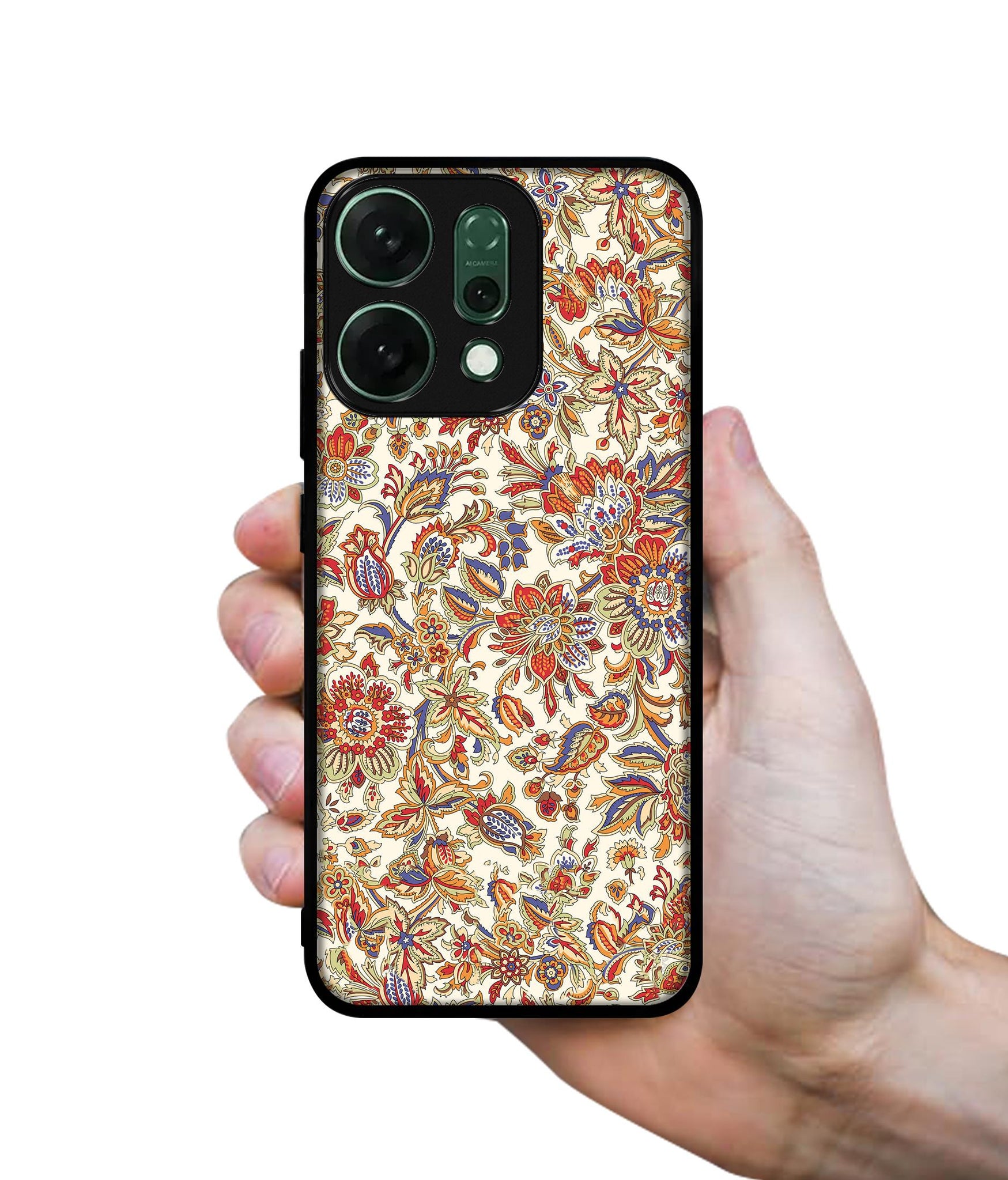 Floral Designer 2D Printed Back Case Cover for Oppo Reno14 Pro 5G