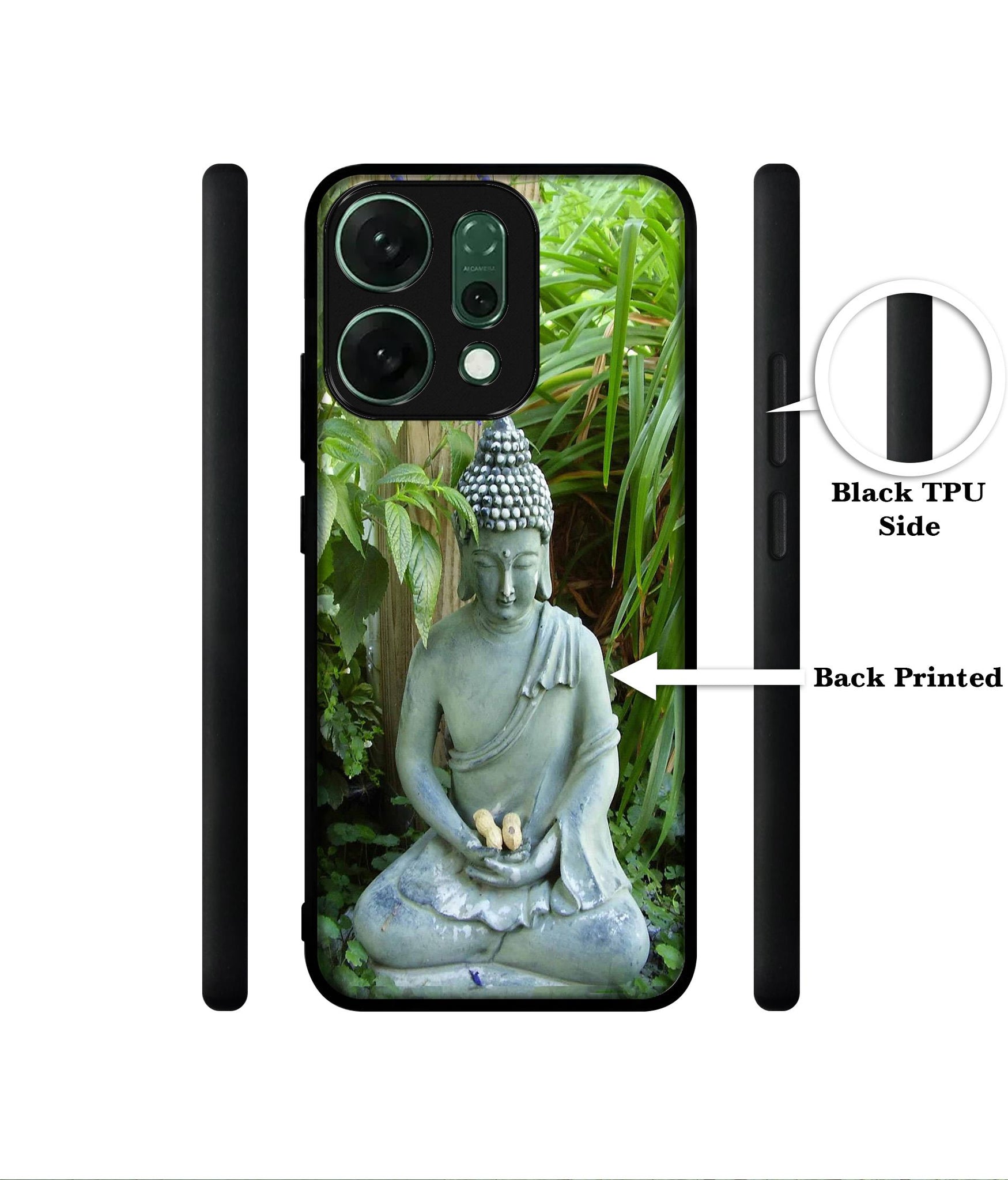 Buddhism Designer 2D Printed Back Case Cover for Oppo Reno14 Pro 5G