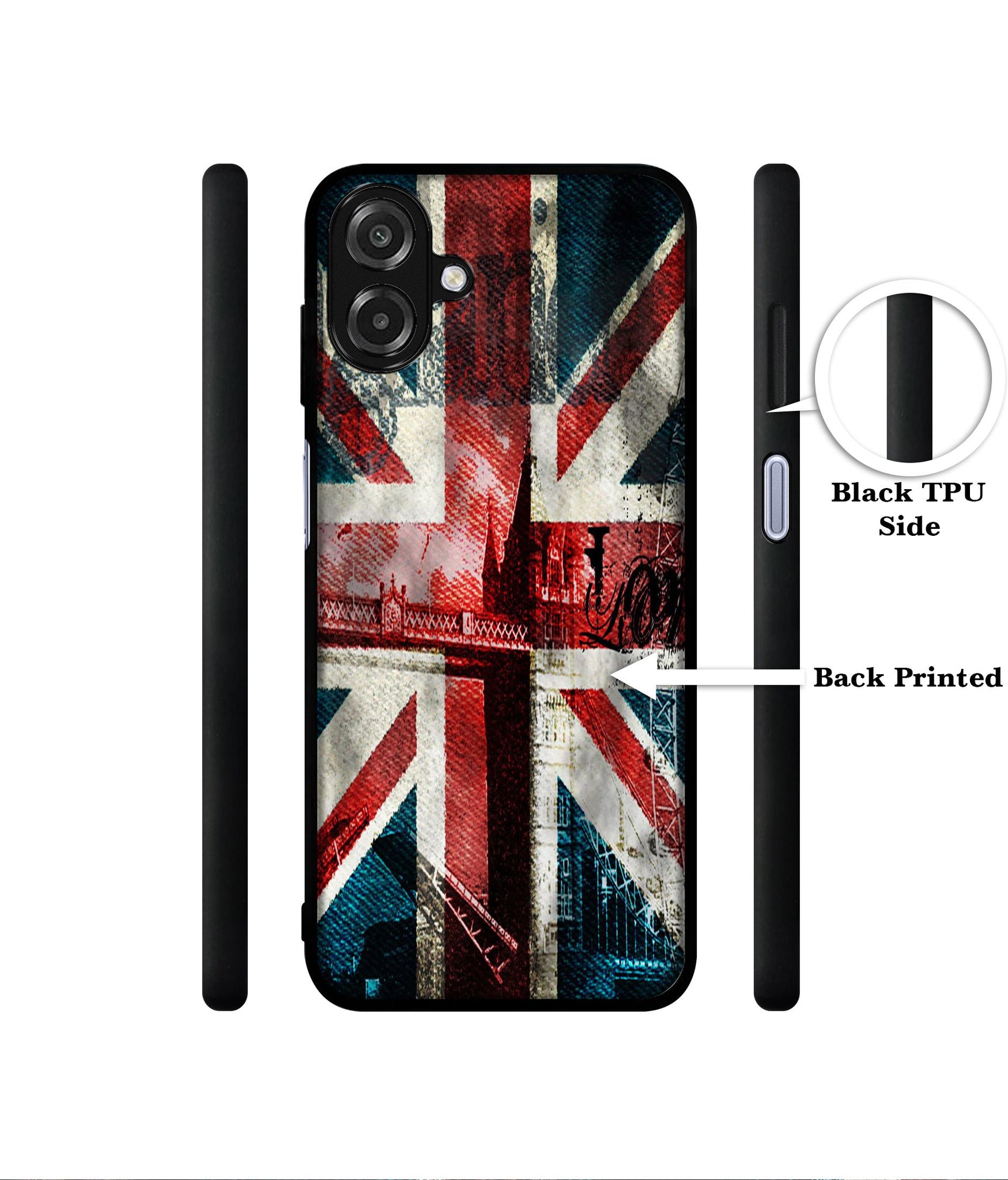 London Flag wallpaper Designer 2D Printed Back Case Cover for Samsung Galaxy A07 4G / F07 4G / M07 4G