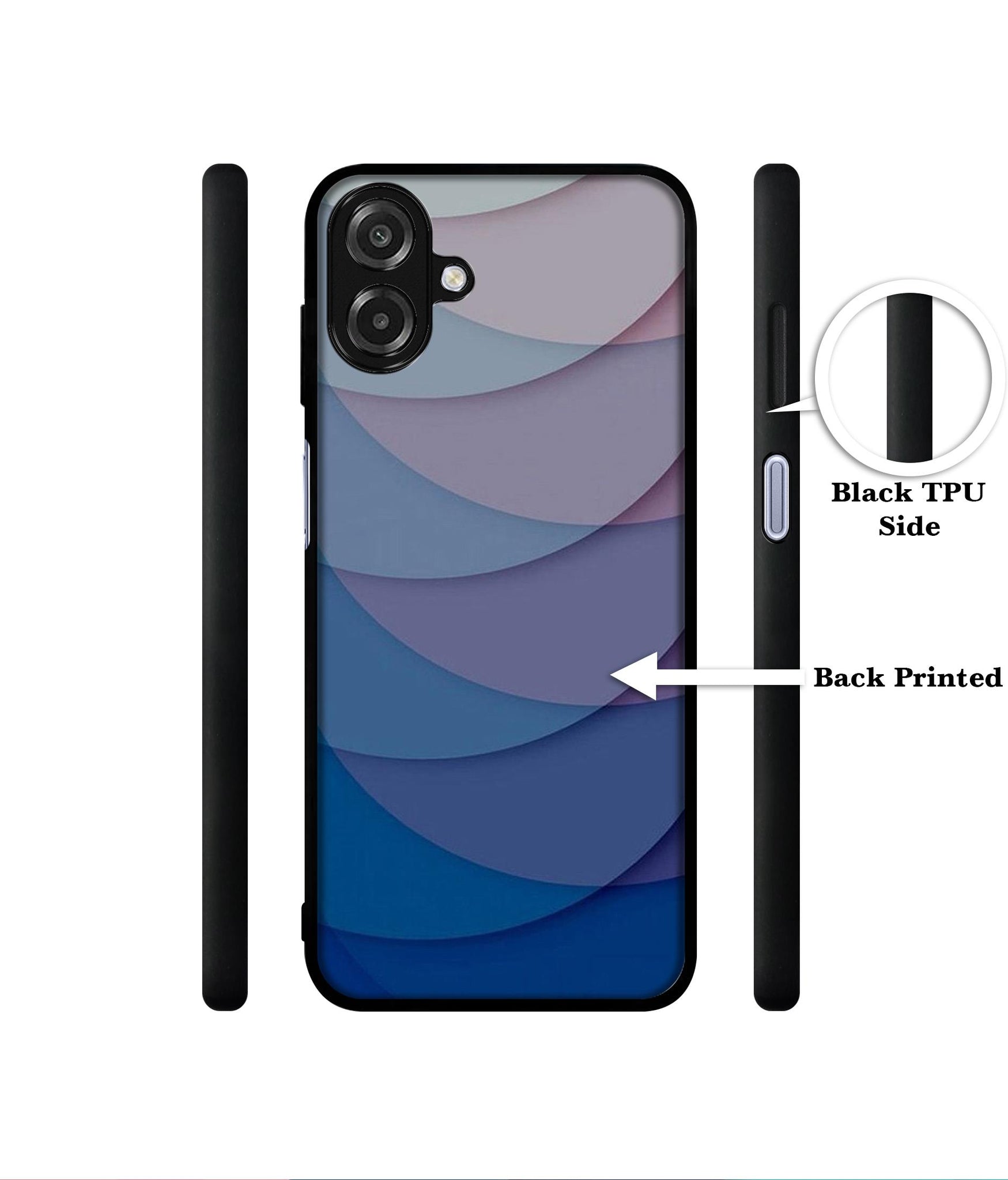 Waves Pattern Print Designer 2D Printed Back Case Cover for Samsung Galaxy A07 4G / F07 4G / M07 4G