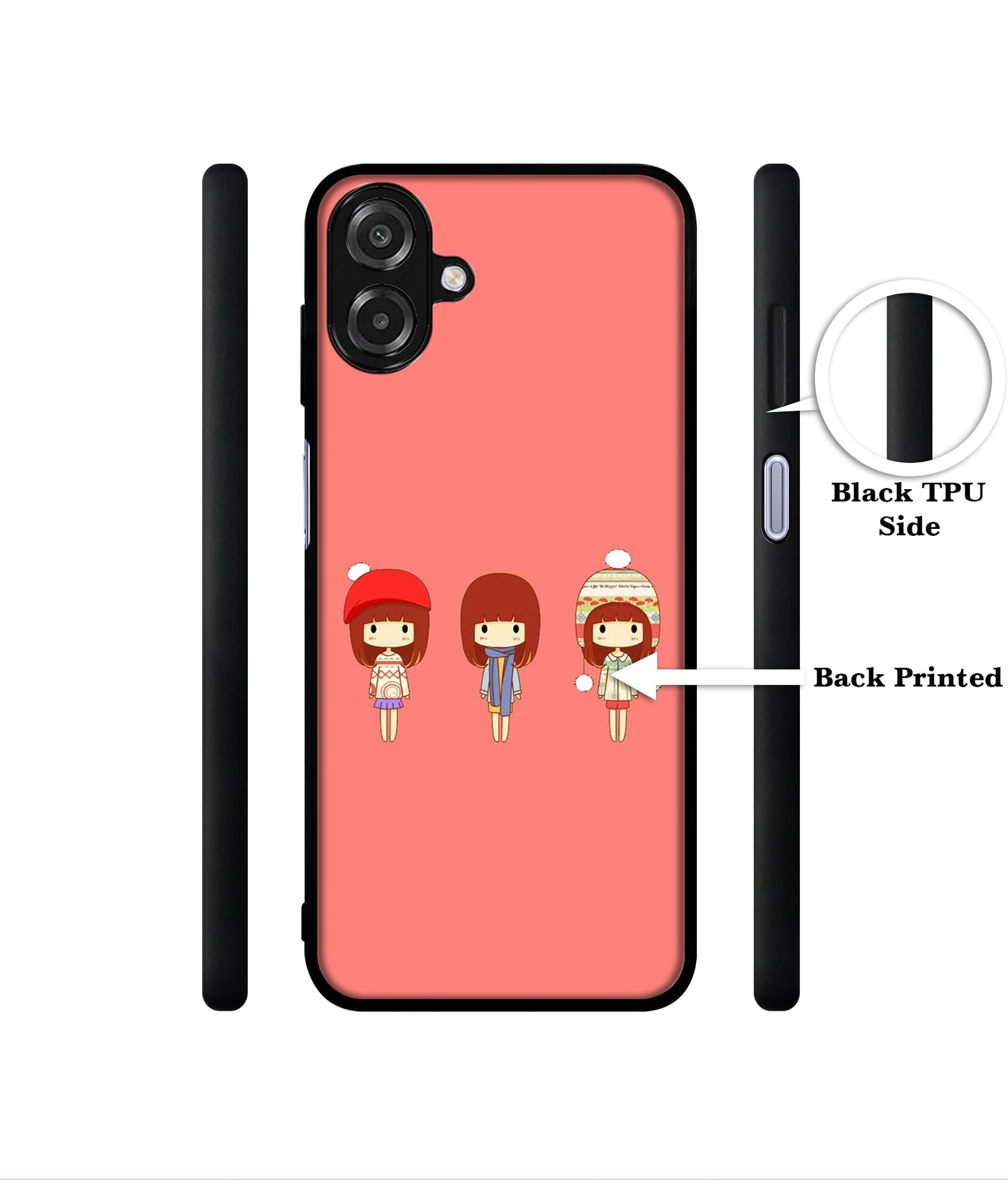 Cute Girls Designer 2D Printed Back Case Cover for Samsung Galaxy A07 4G / F07 4G / M07 4G