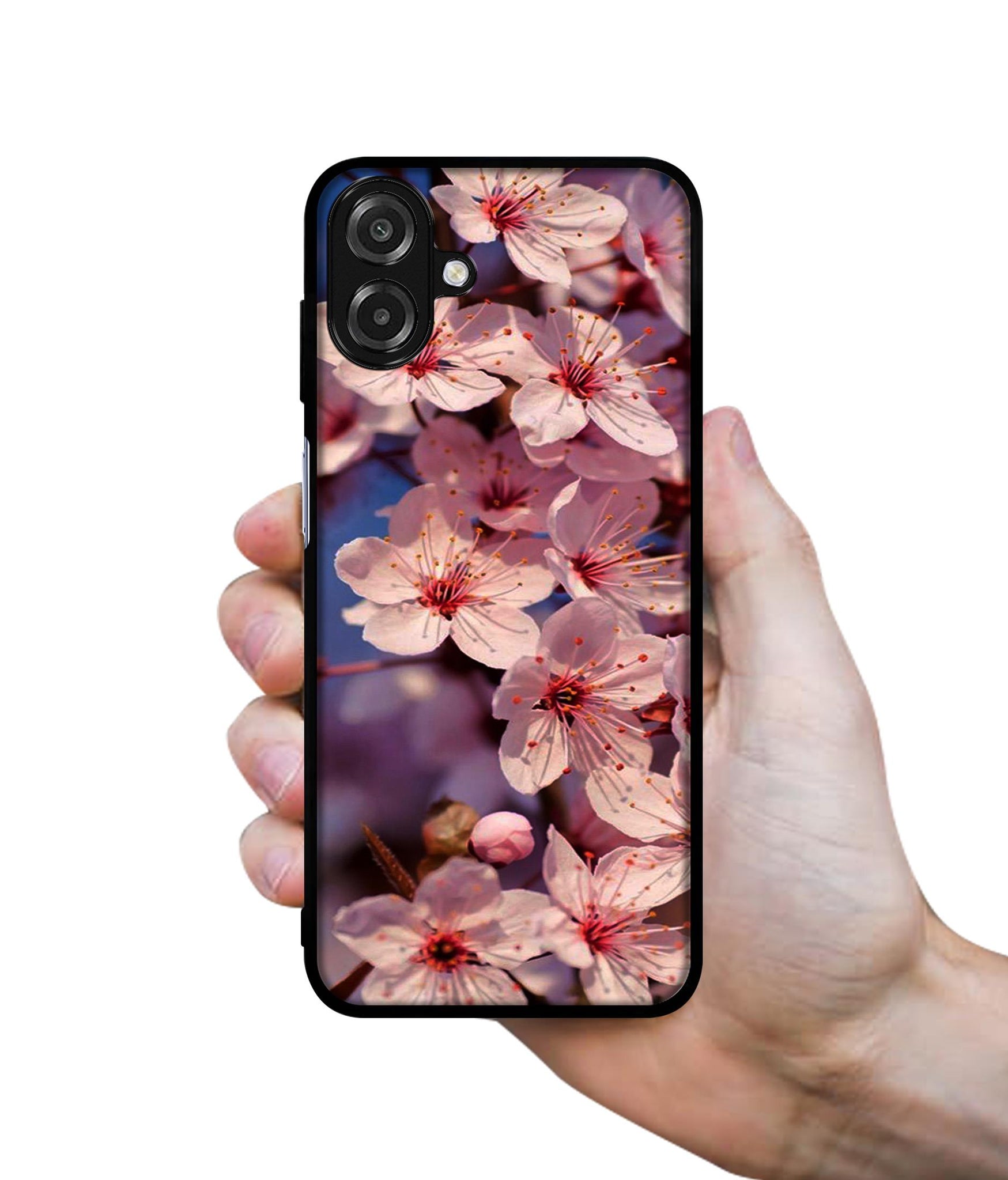 Pink Flowers Pattern Designer 2D Printed Back Case Cover for Samsung Galaxy A07 4G / F07 4G / M07 4G