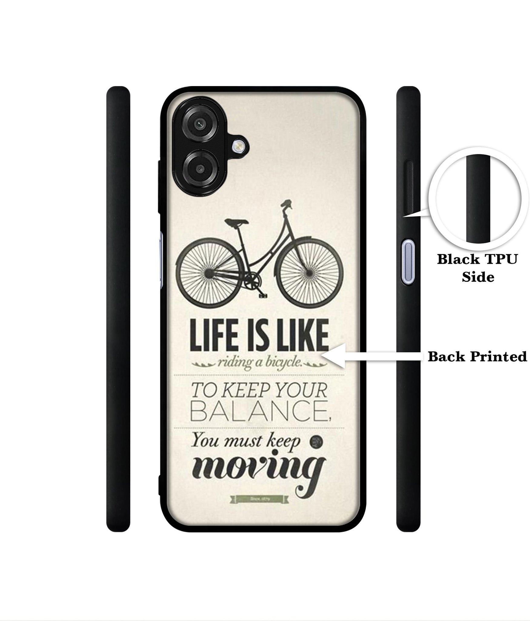 Life is Like Moving Designer 2D Printed Back Case Cover for Samsung Galaxy A07 4G / F07 4G / M07 4G