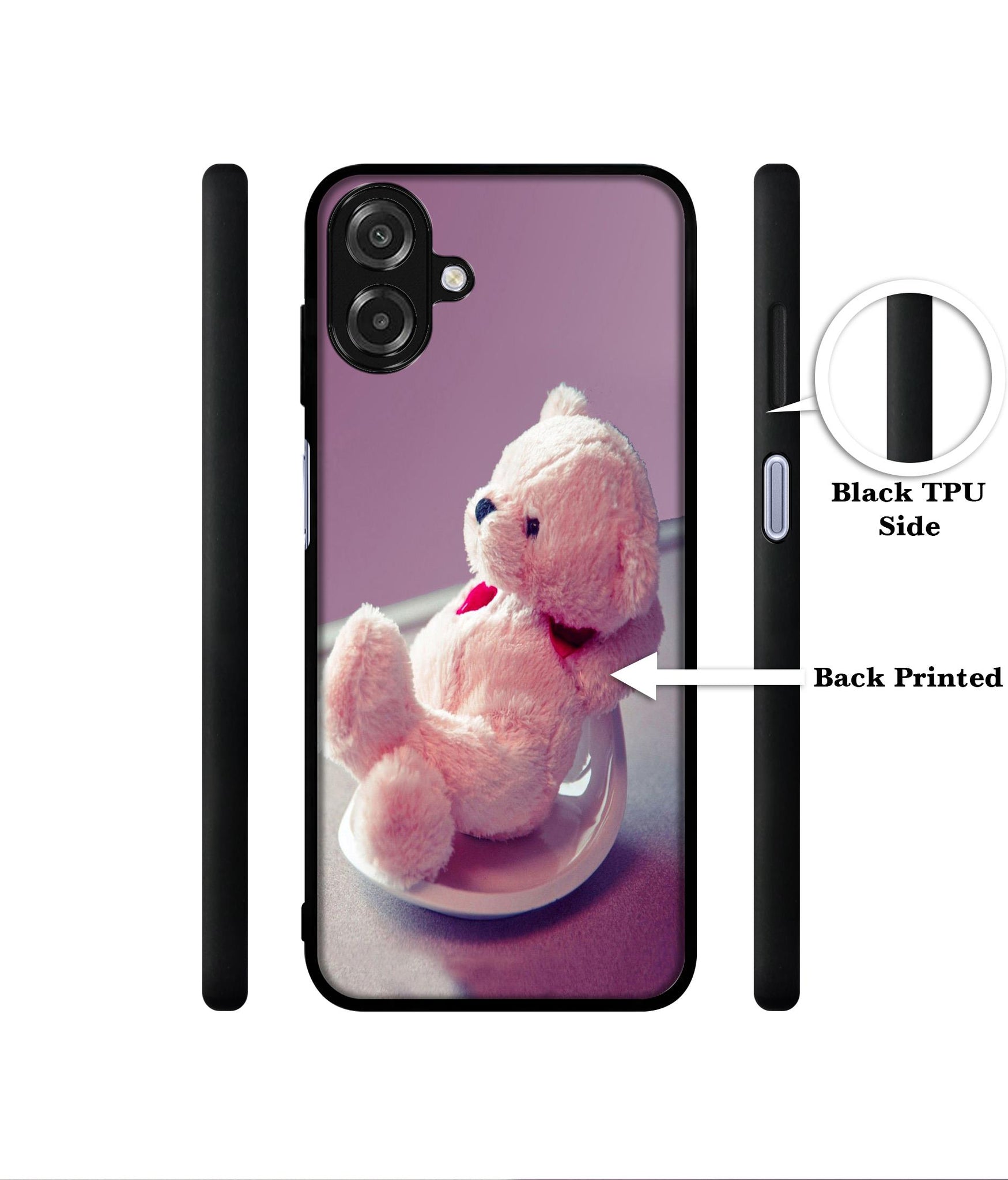 Cute Teddy Bear Designer 2D Printed Back Case Cover for Samsung Galaxy A07 4G / F07 4G / M07 4G