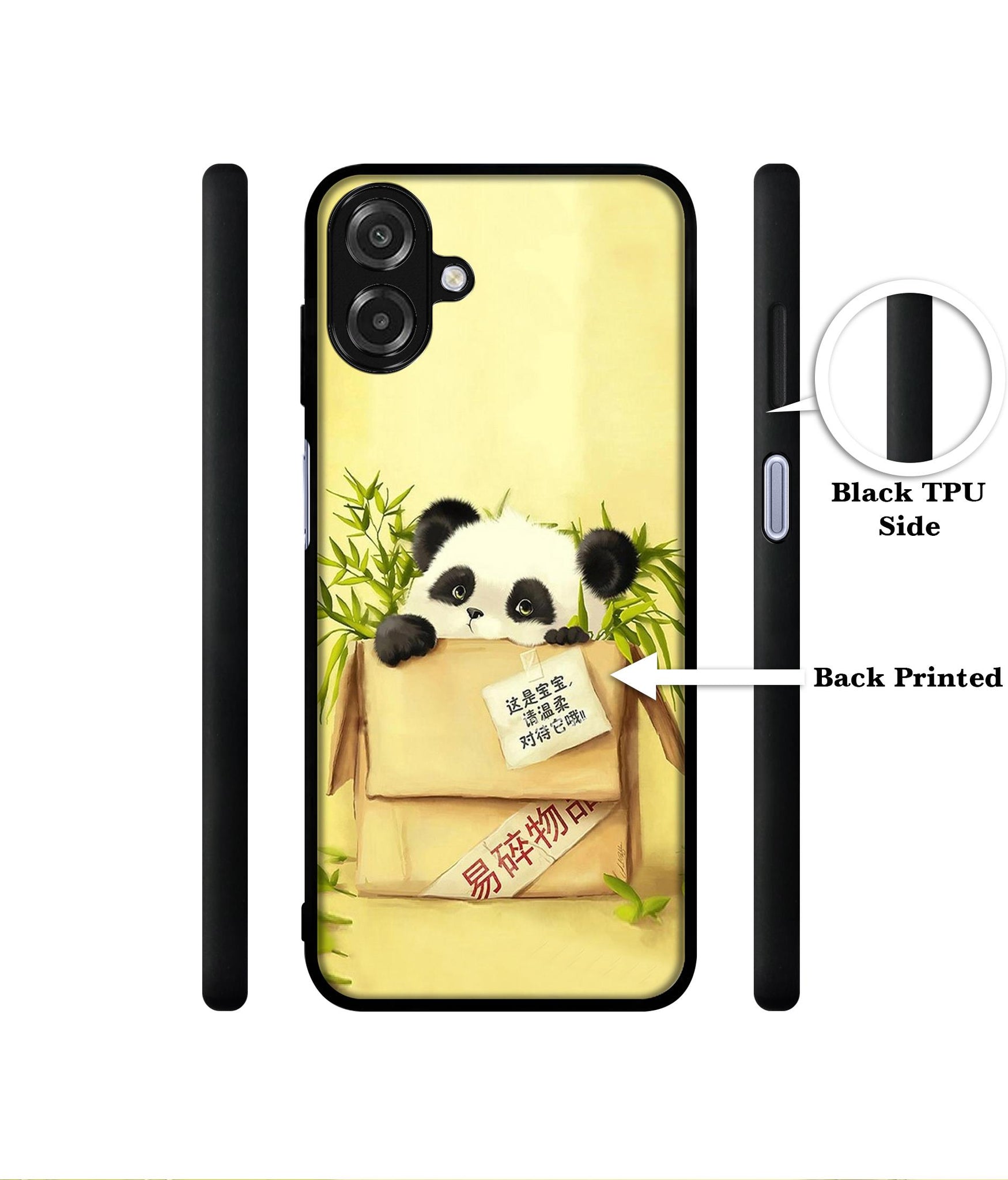 Panda In Box Designer 2D Printed Back Case Cover for Samsung Galaxy A07 4G / F07 4G / M07 4G