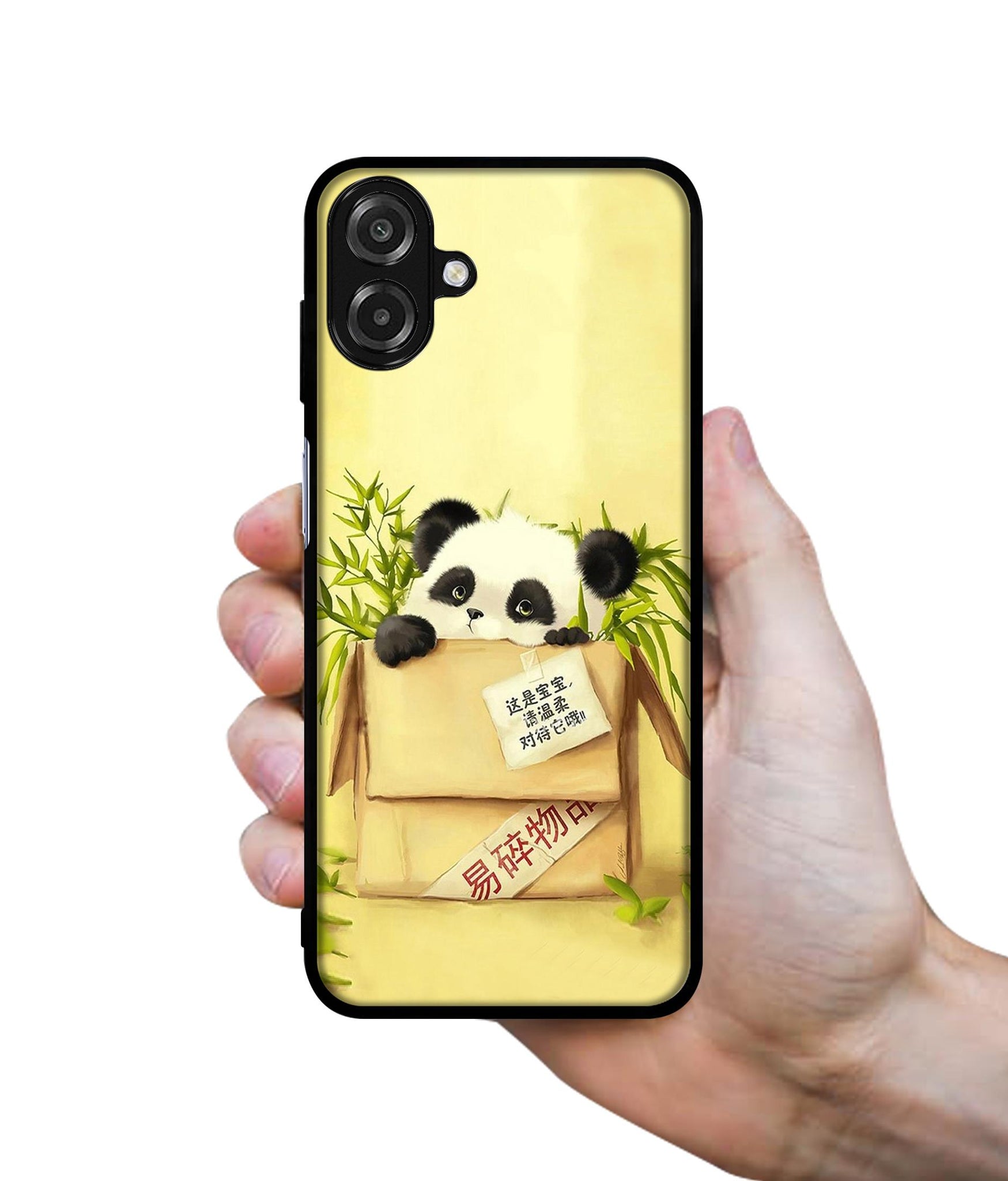 Panda In Box Designer 2D Printed Back Case Cover for Samsung Galaxy A07 4G / F07 4G / M07 4G