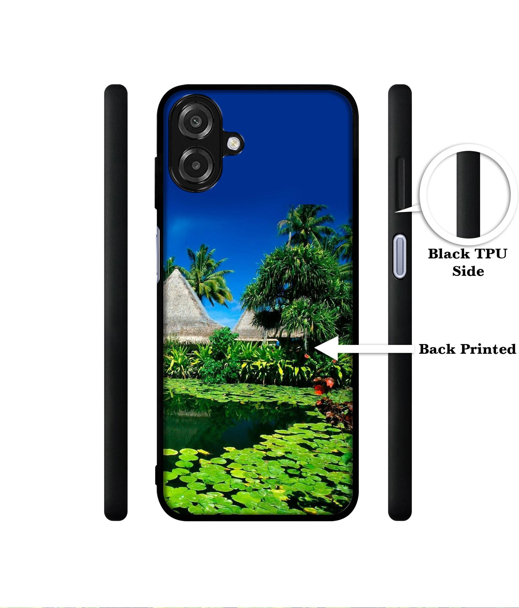 Tropics Water Designer 2D Printed Back Case Cover for Samsung Galaxy A07 4G / F07 4G / M07 4G
