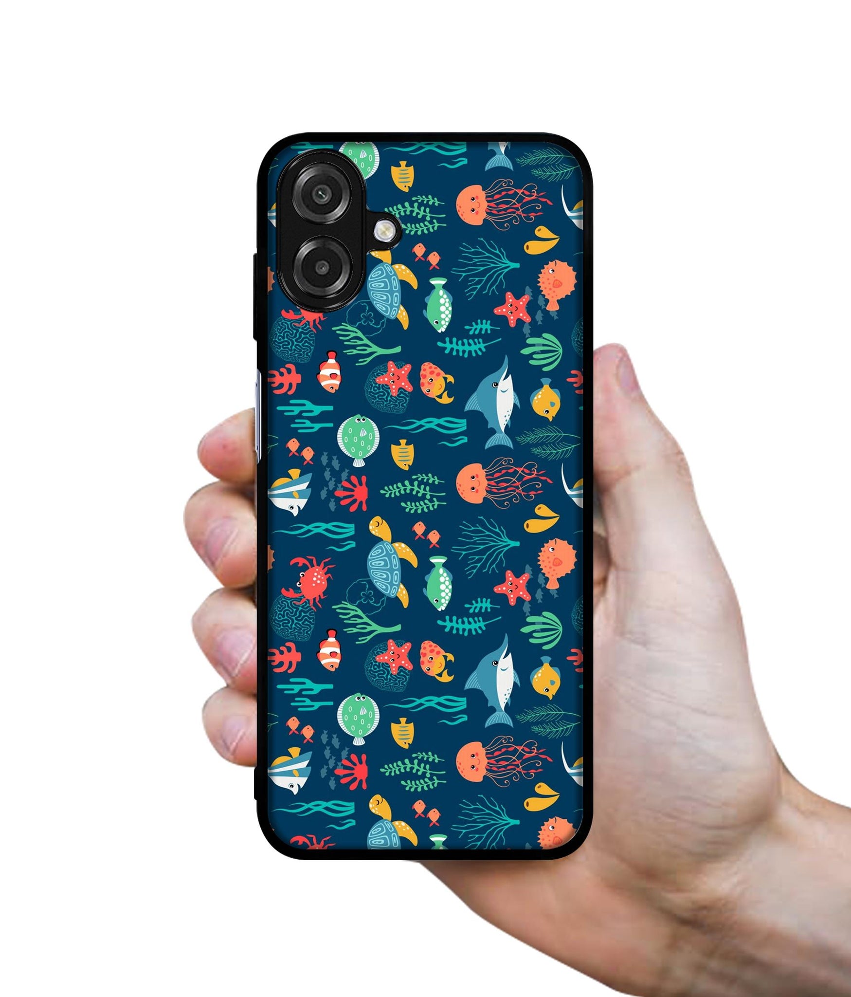 Aquarium Texture Designer 2D Printed Back Case Cover for Samsung Galaxy A07 4G / F07 4G / M07 4G