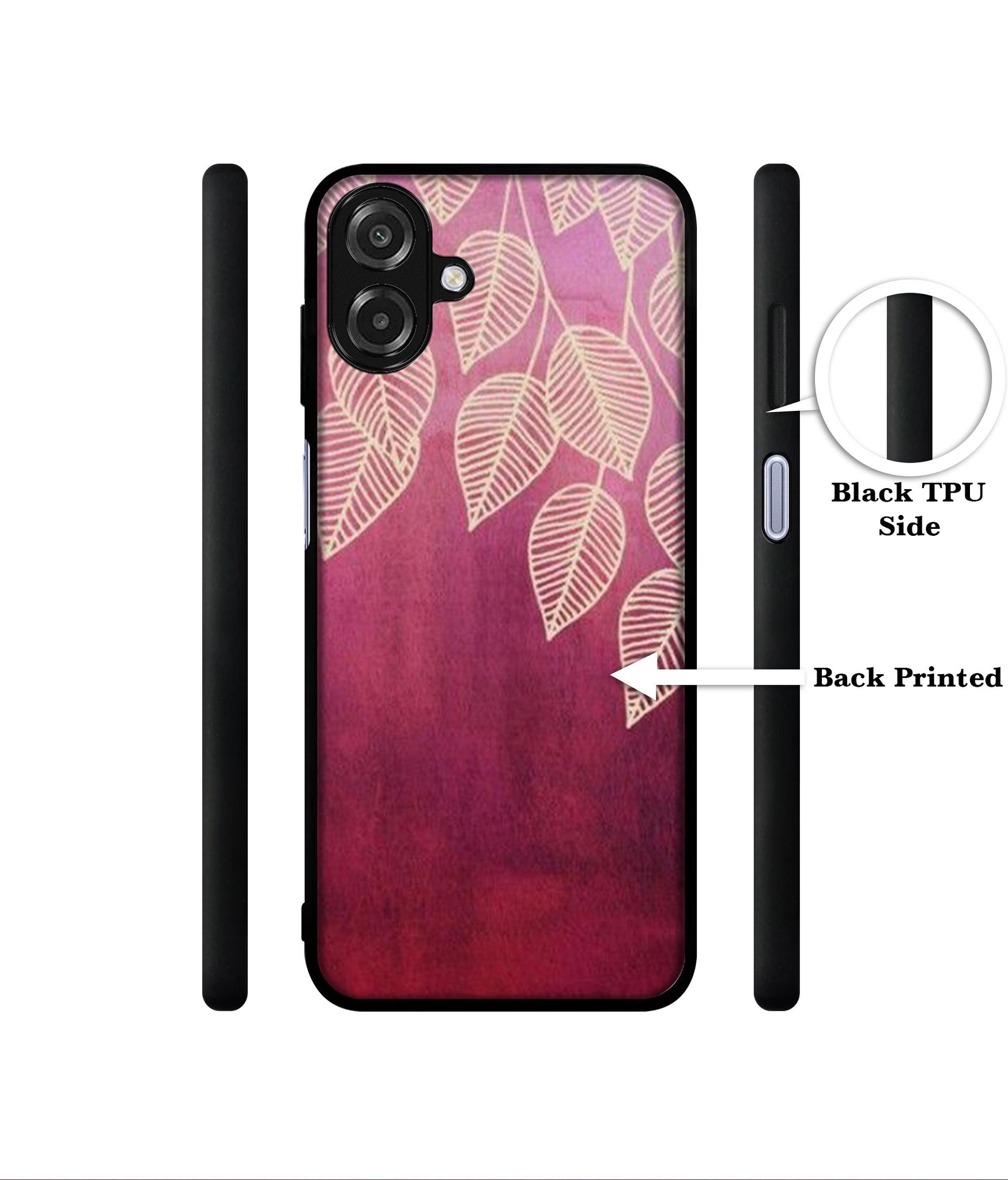 Leaf Pattern Designer 2D Printed Back Case Cover for Samsung Galaxy A07 4G / F07 4G / M07 4G