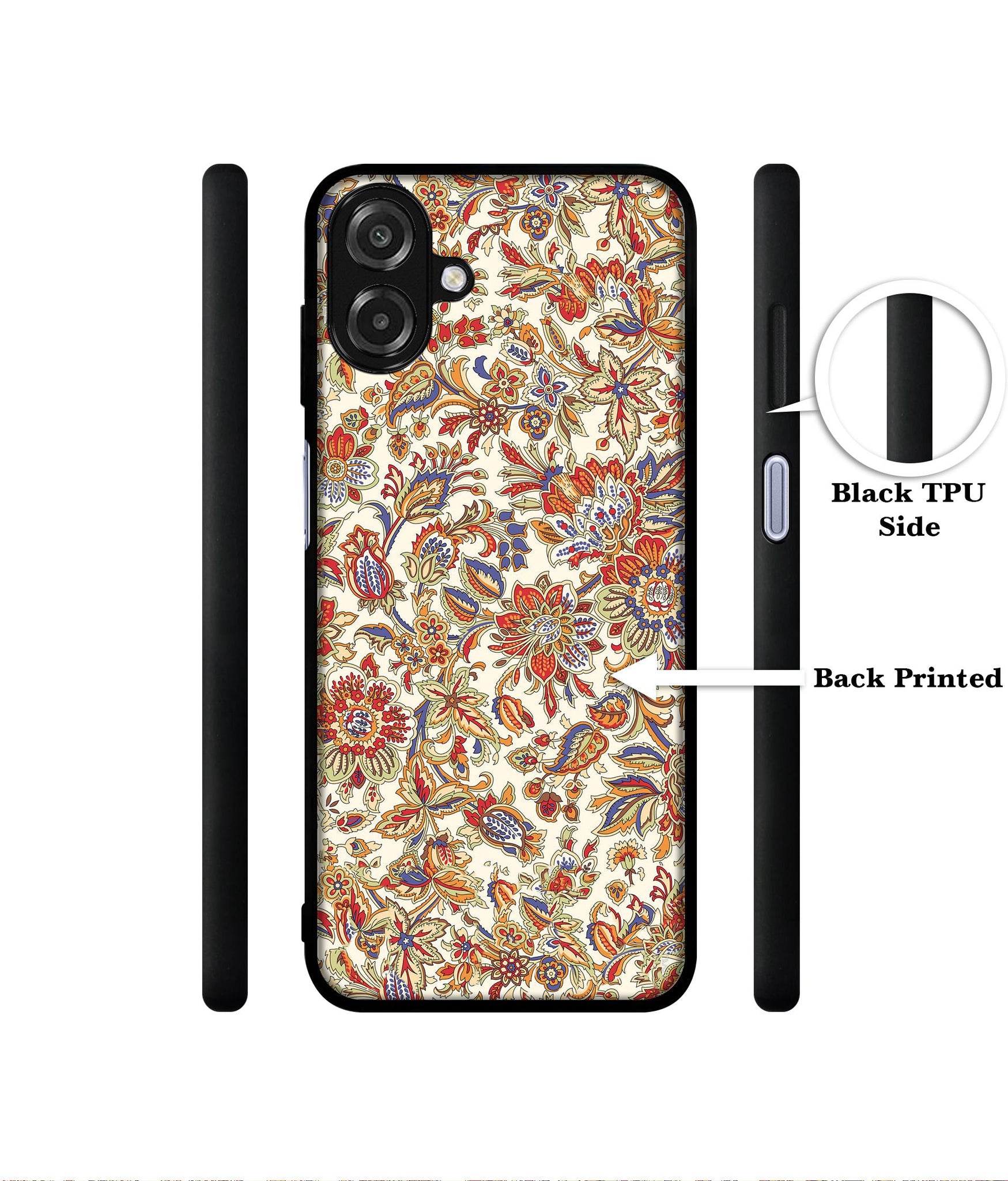 Floral Designer 2D Printed Back Case Cover for Samsung Galaxy A07 4G / F07 4G / M07 4G