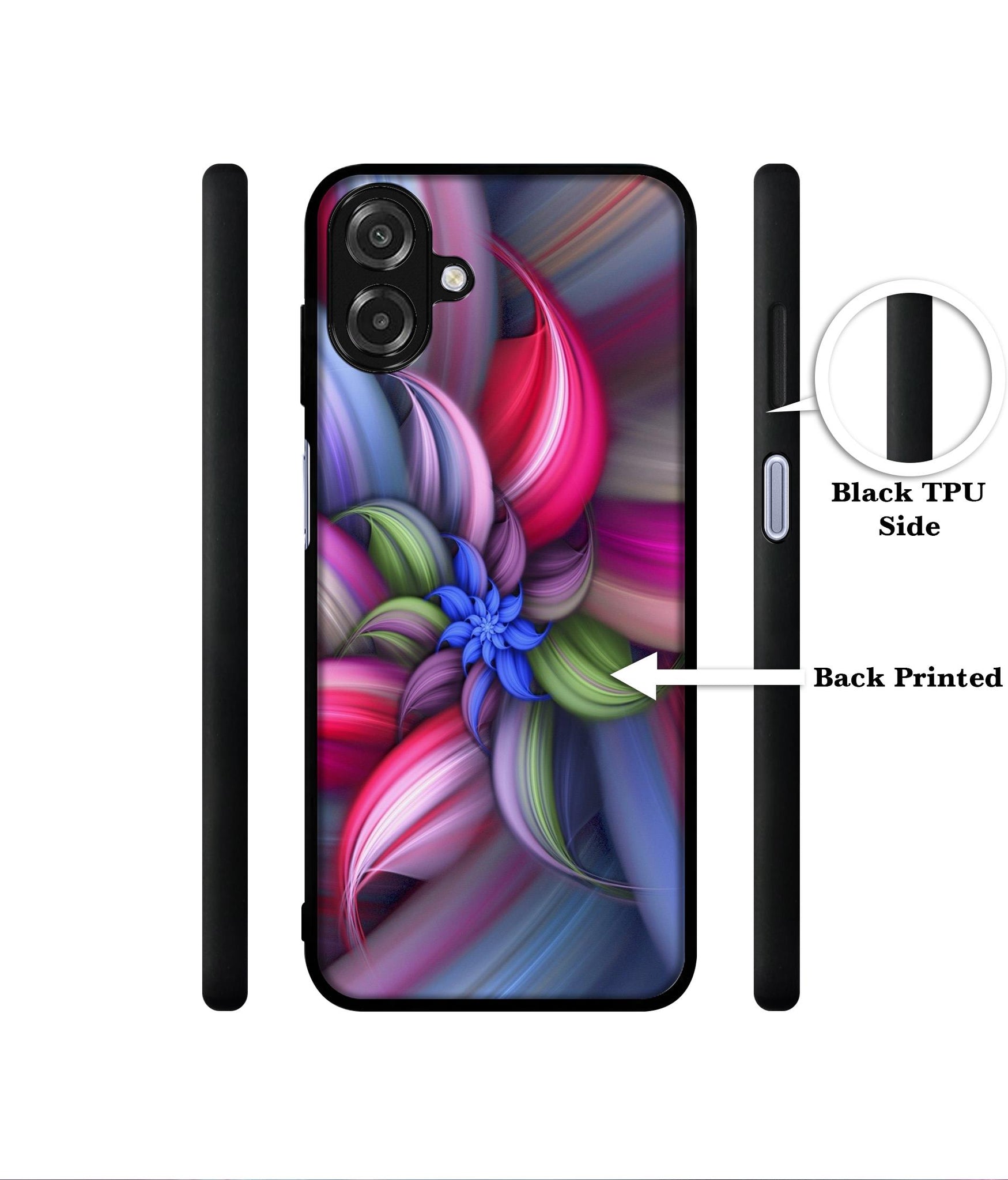 Colorful Flower Designer 2D Printed Back Case Cover for Samsung Galaxy A07 4G / F07 4G / M07 4G