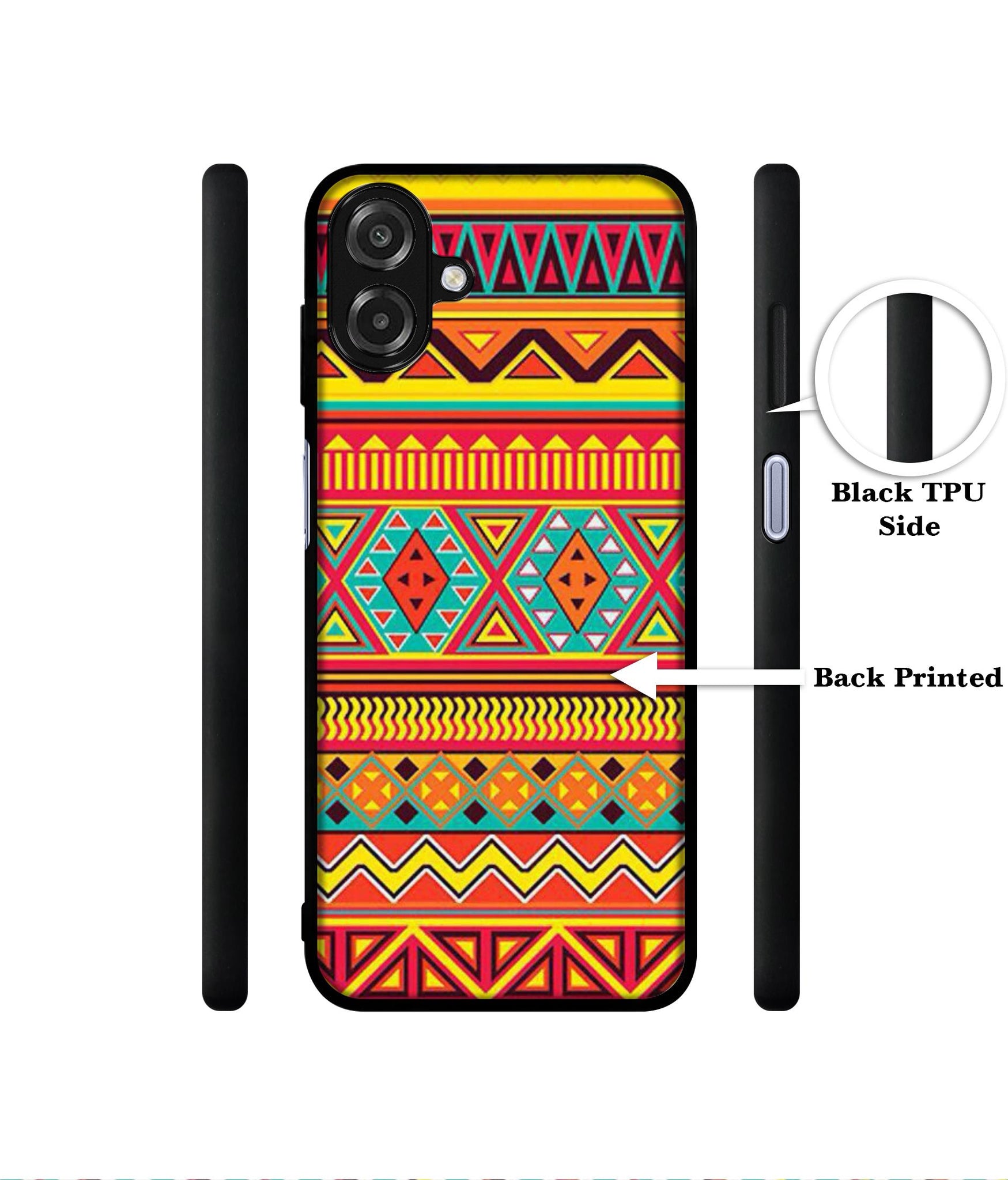 Artistic Rangoli Designer 2D Printed Back Case Cover for Samsung Galaxy A07 4G / F07 4G / M07 4G