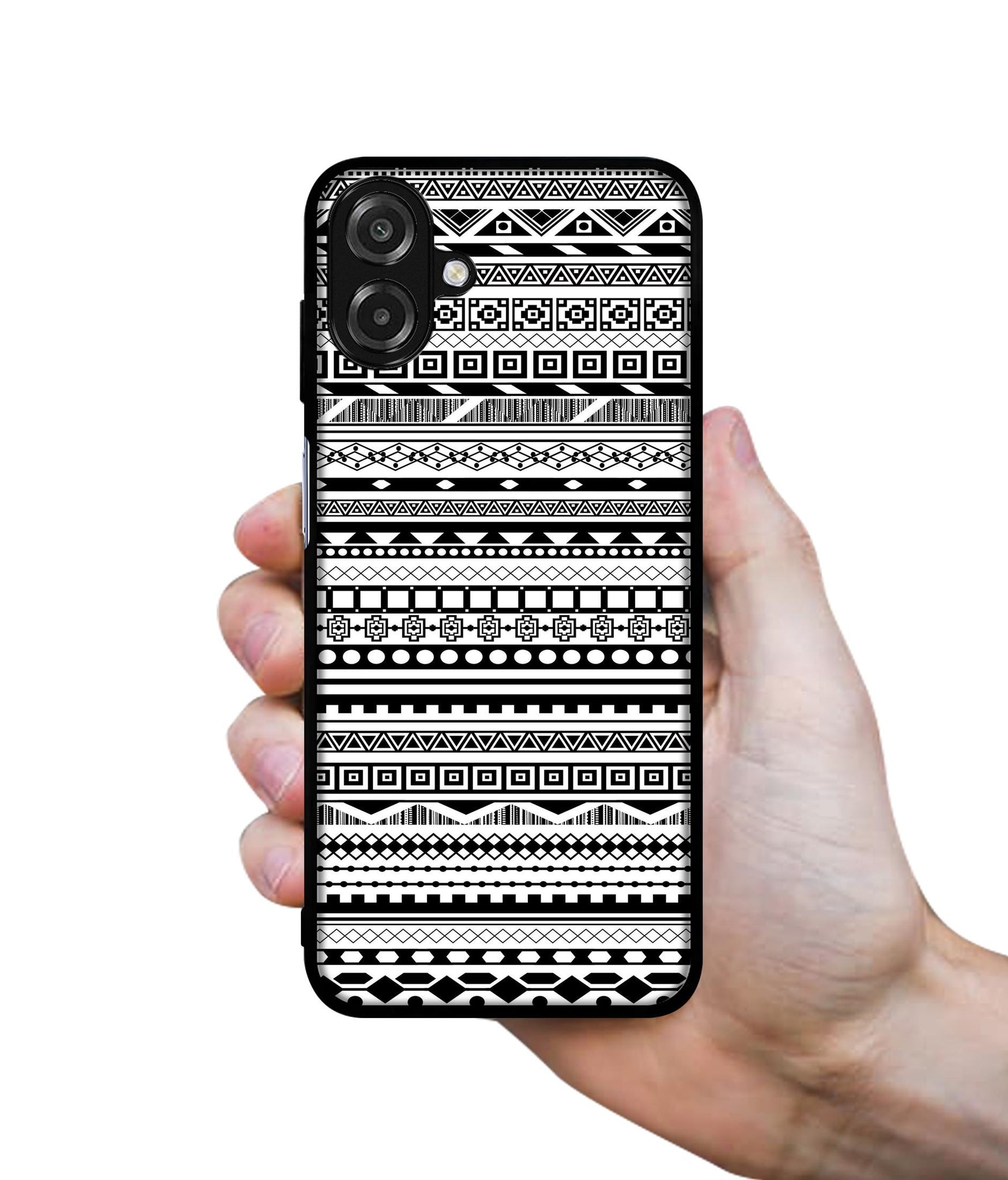 Black & White Patterns Designer 2D Printed Back Case Cover for Samsung Galaxy A07 4G / F07 4G / M07 4G