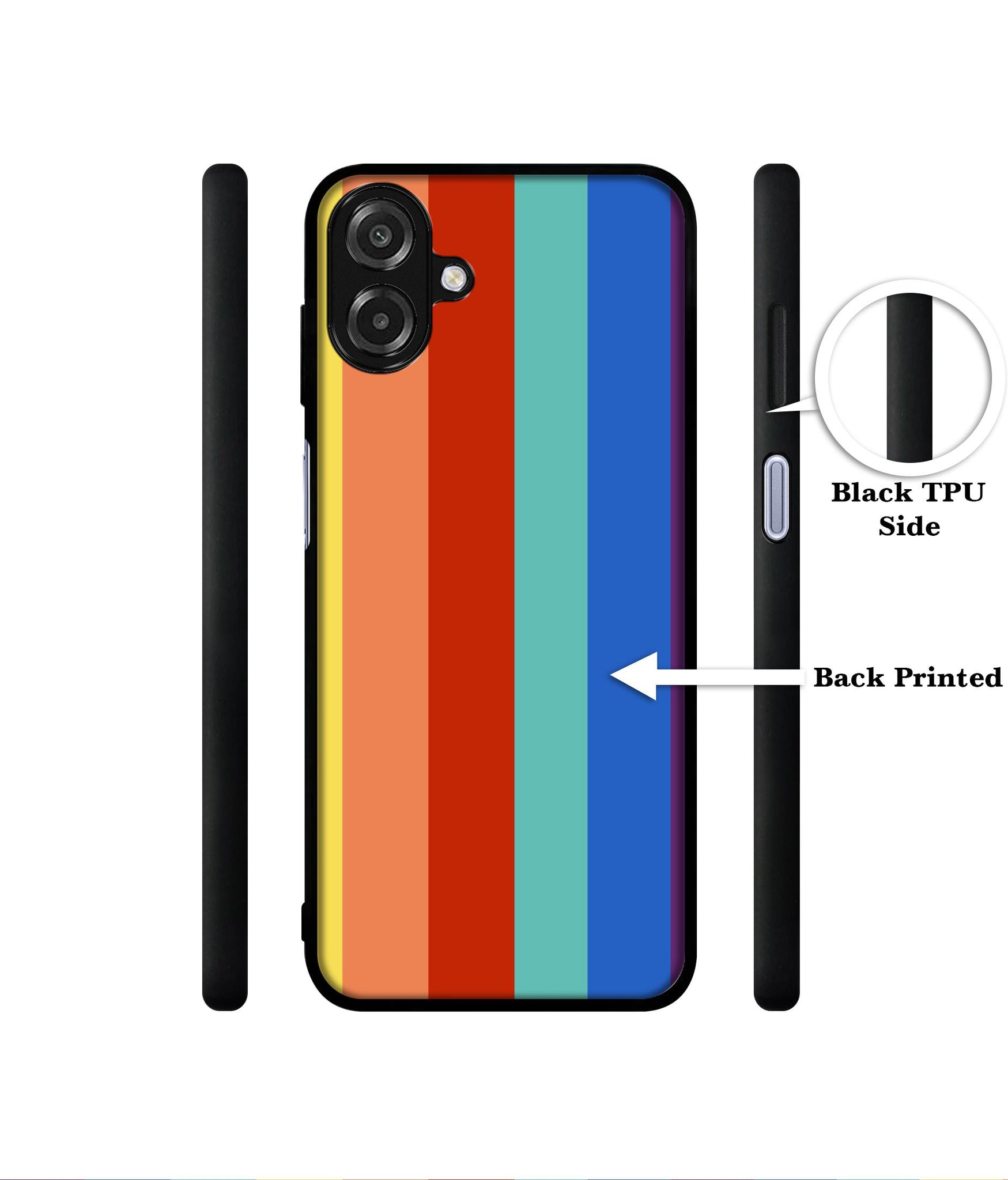 Rainbow Colors Designer 2D Printed Back Case Cover for Samsung Galaxy A07 4G / F07 4G / M07 4G