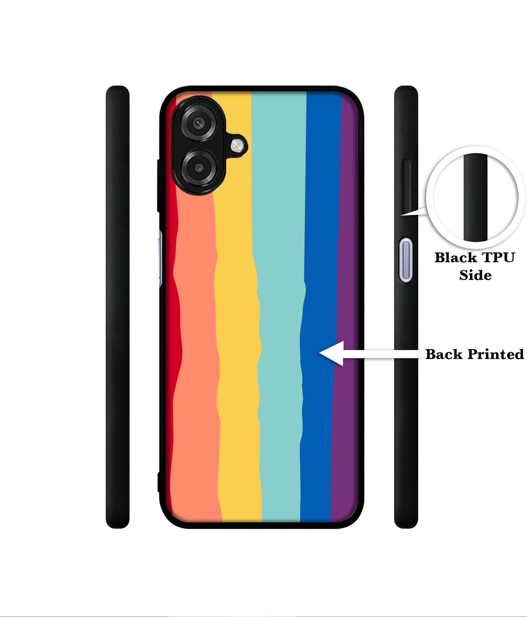 Rainbow Designer 2D Printed Back Case Cover for Samsung Galaxy A07 4G / F07 4G / M07 4G