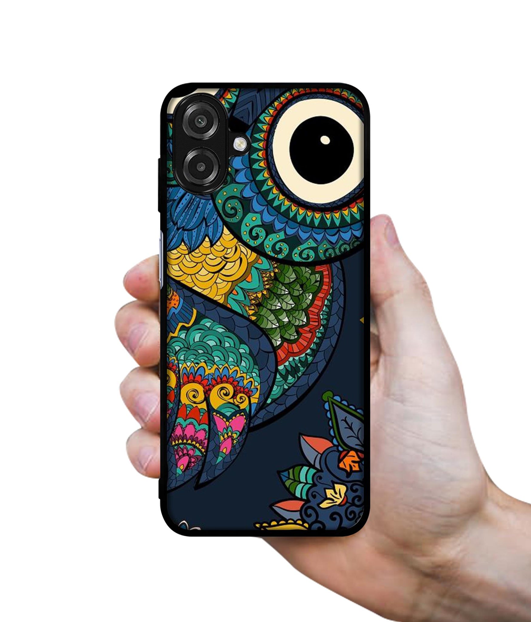 Owl Illustration Designer 2D Printed Back Case Cover for Samsung Galaxy A07 4G / F07 4G / M07 4G